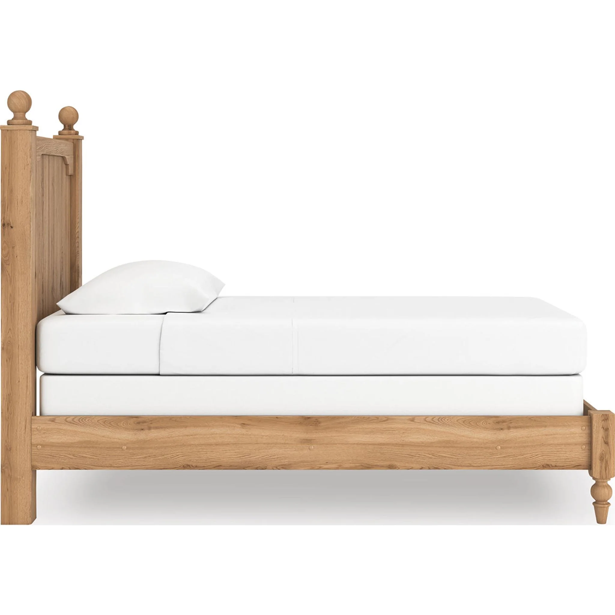 Aleaport Panel Bed - Warm Brown - Image 8