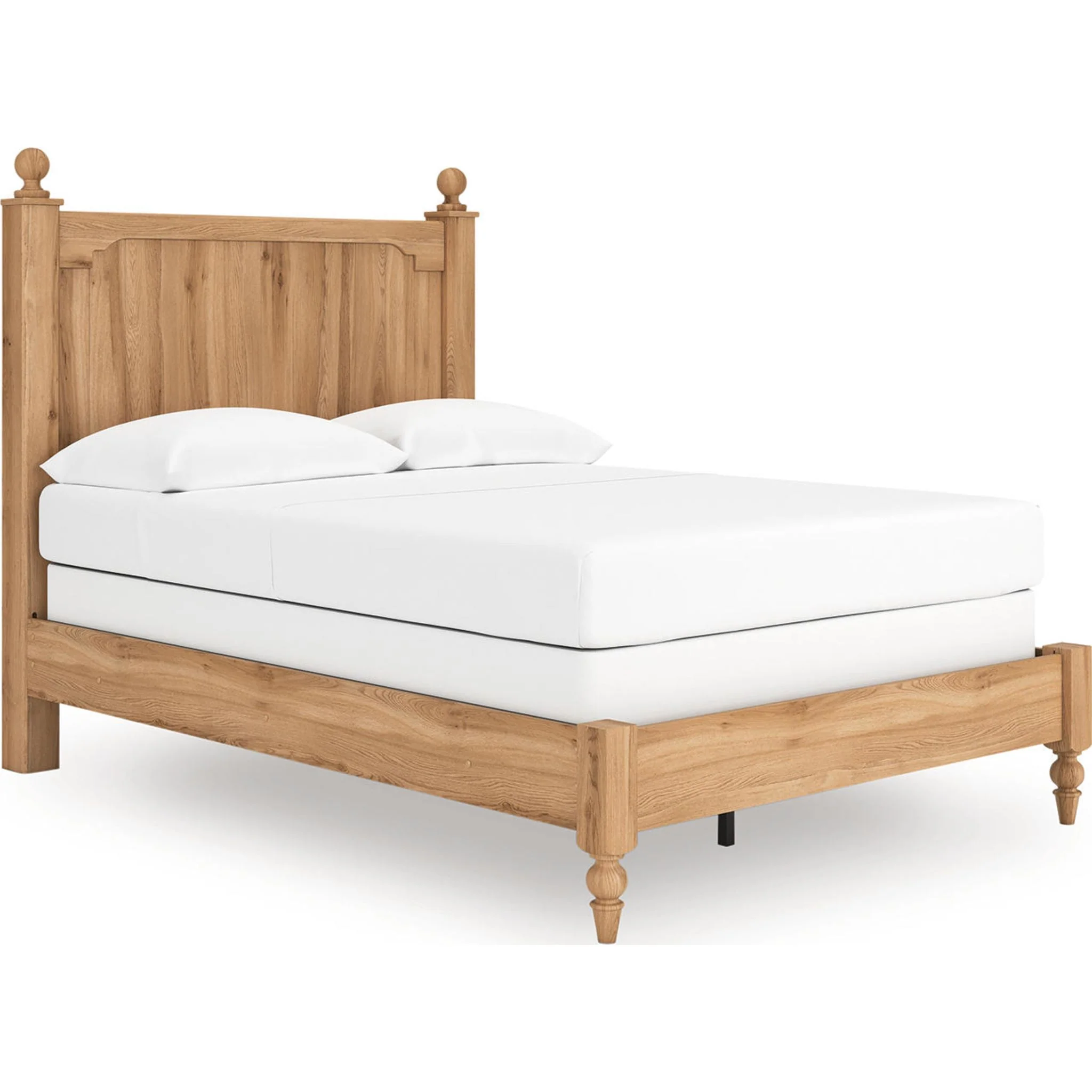 Aleaport Panel Bed - Warm Brown - Image 9