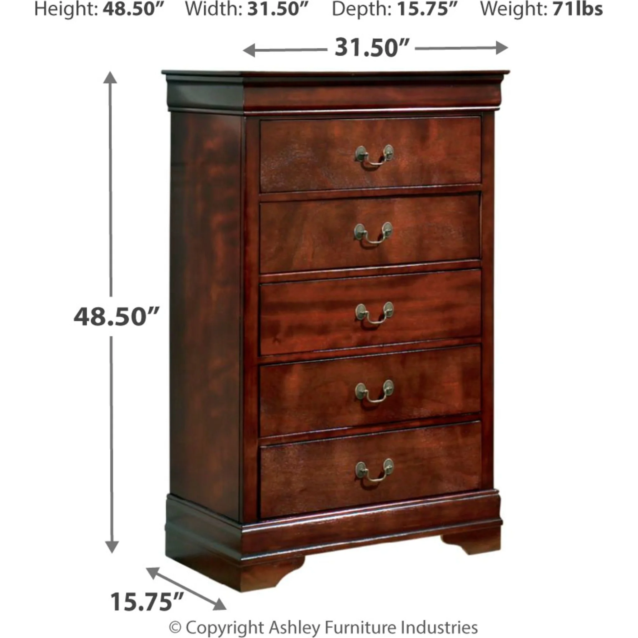 Alisdair Chest - Dark Brown - Image 4