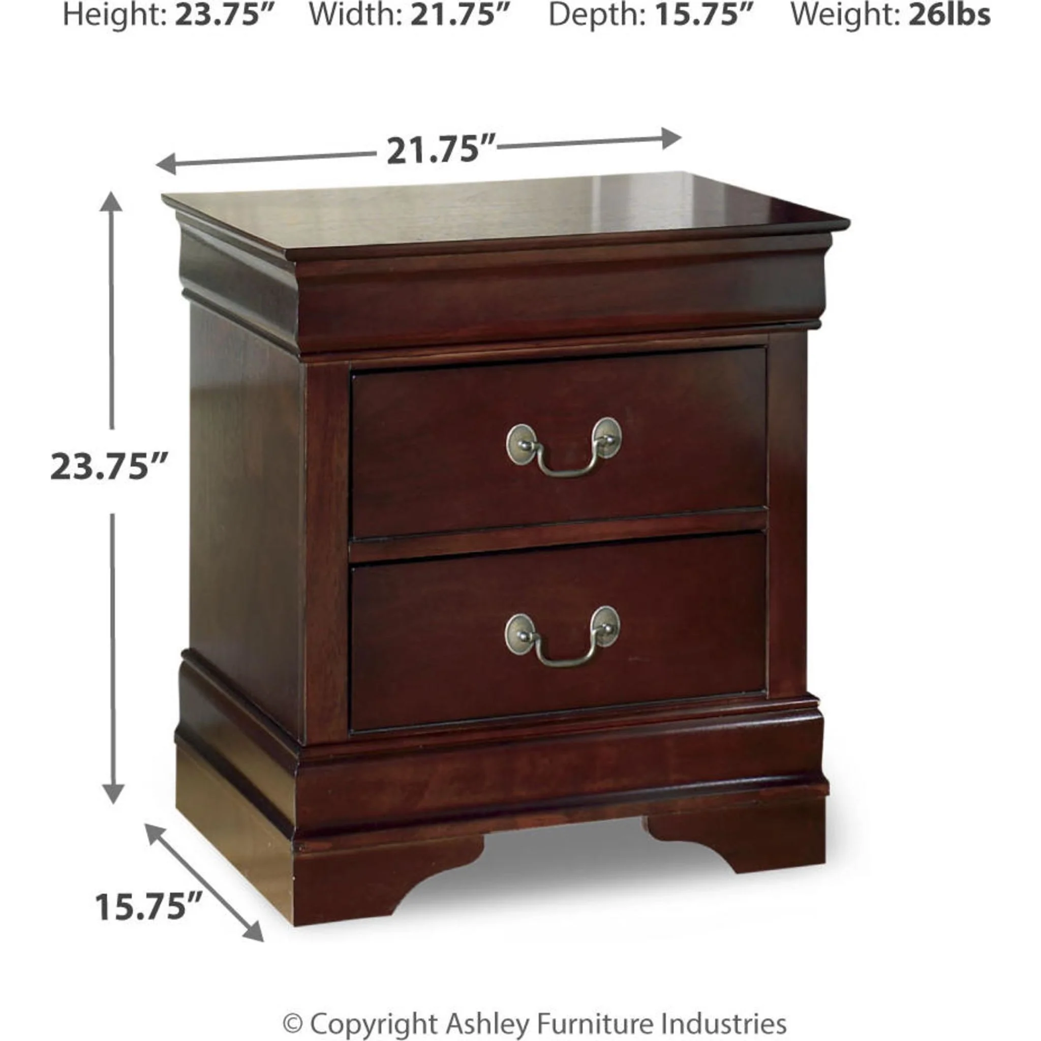 Alisdair Nightstand - Dark Brown - Image 13