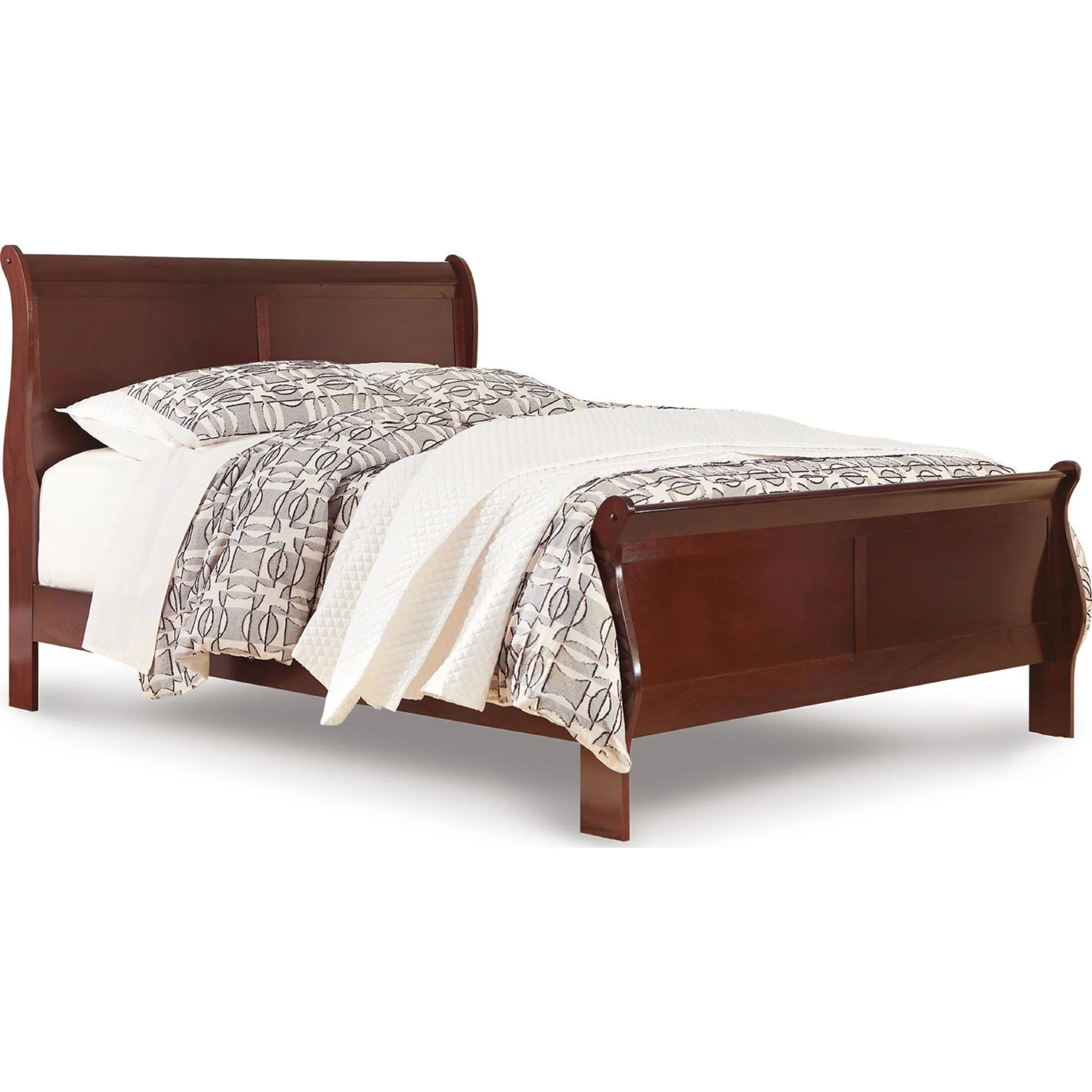 Alisdair Sleigh Bed - Dark Brown - Image 28