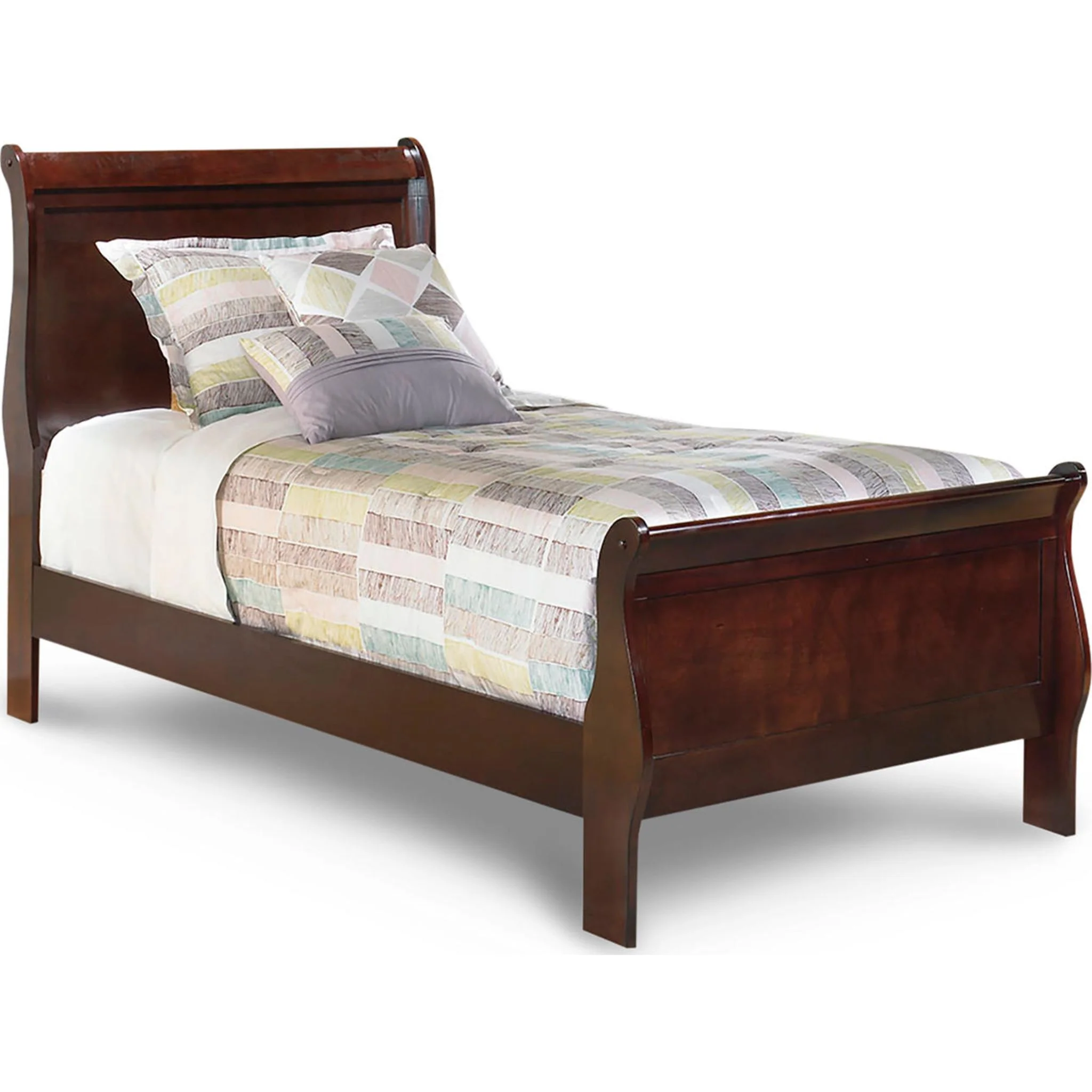 Alisdair Sleigh Bed - Dark Brown - Image 10