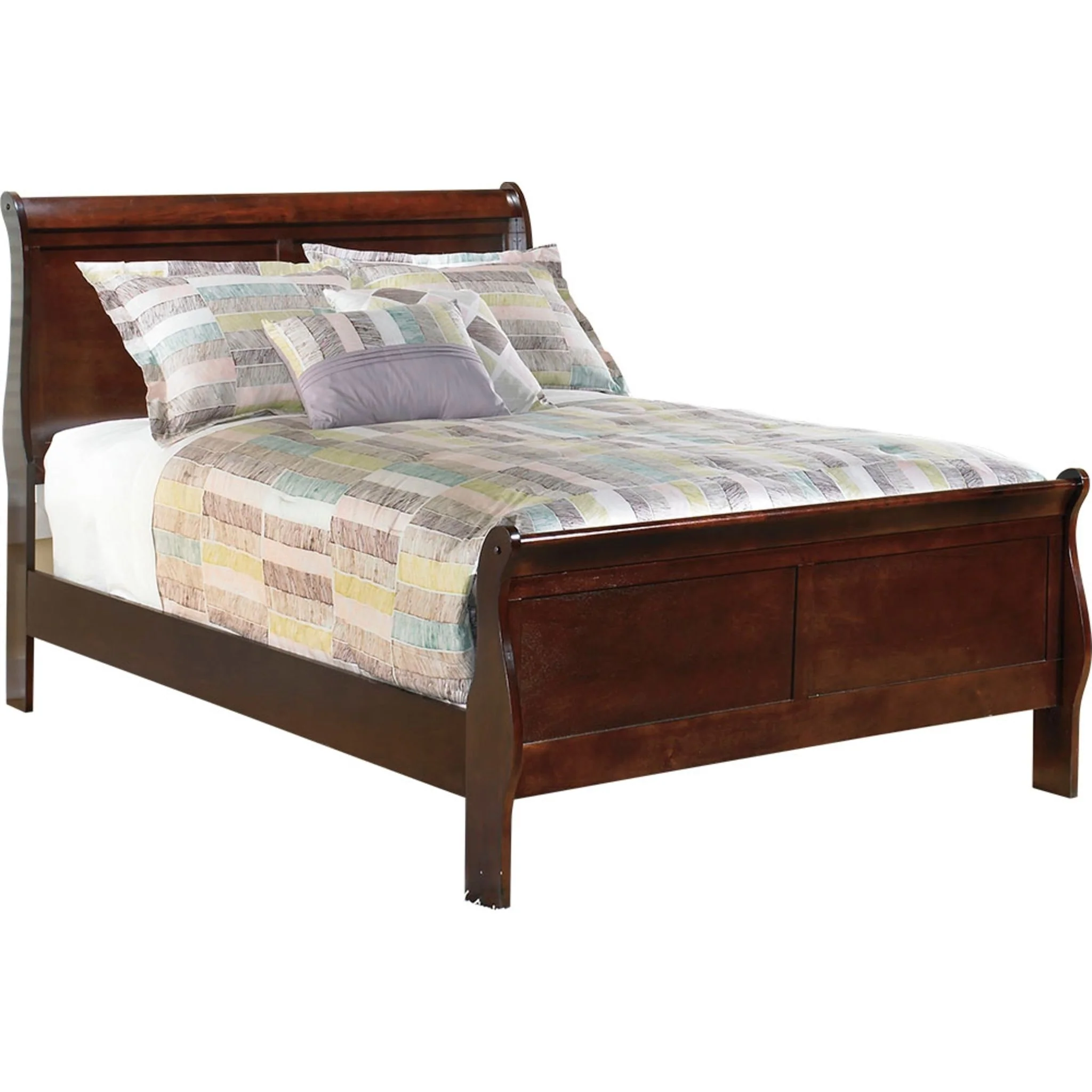 Alisdair Sleigh Bed - Dark Brown - Image 13