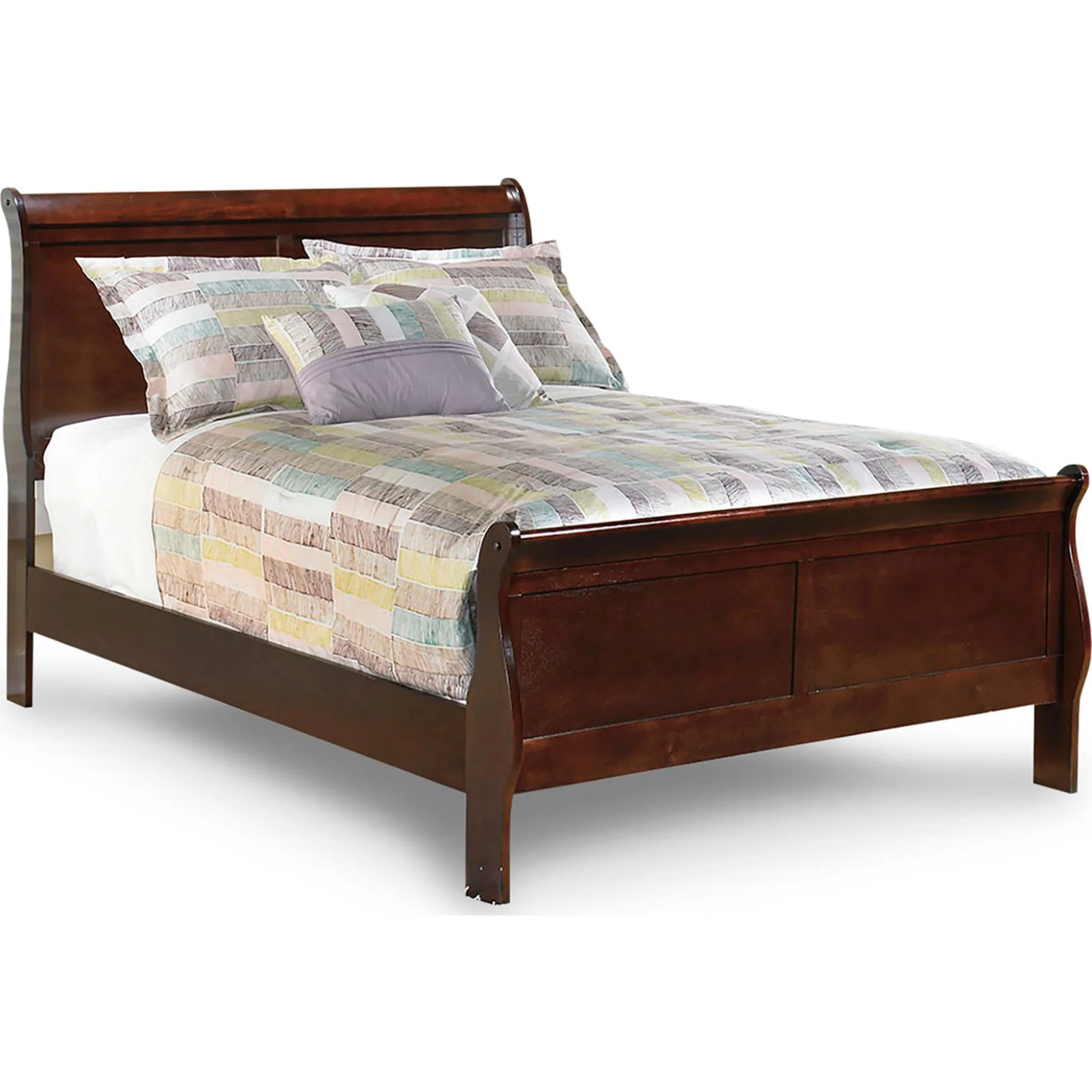 Alisdair Sleigh Bed - Dark Brown - Image 34