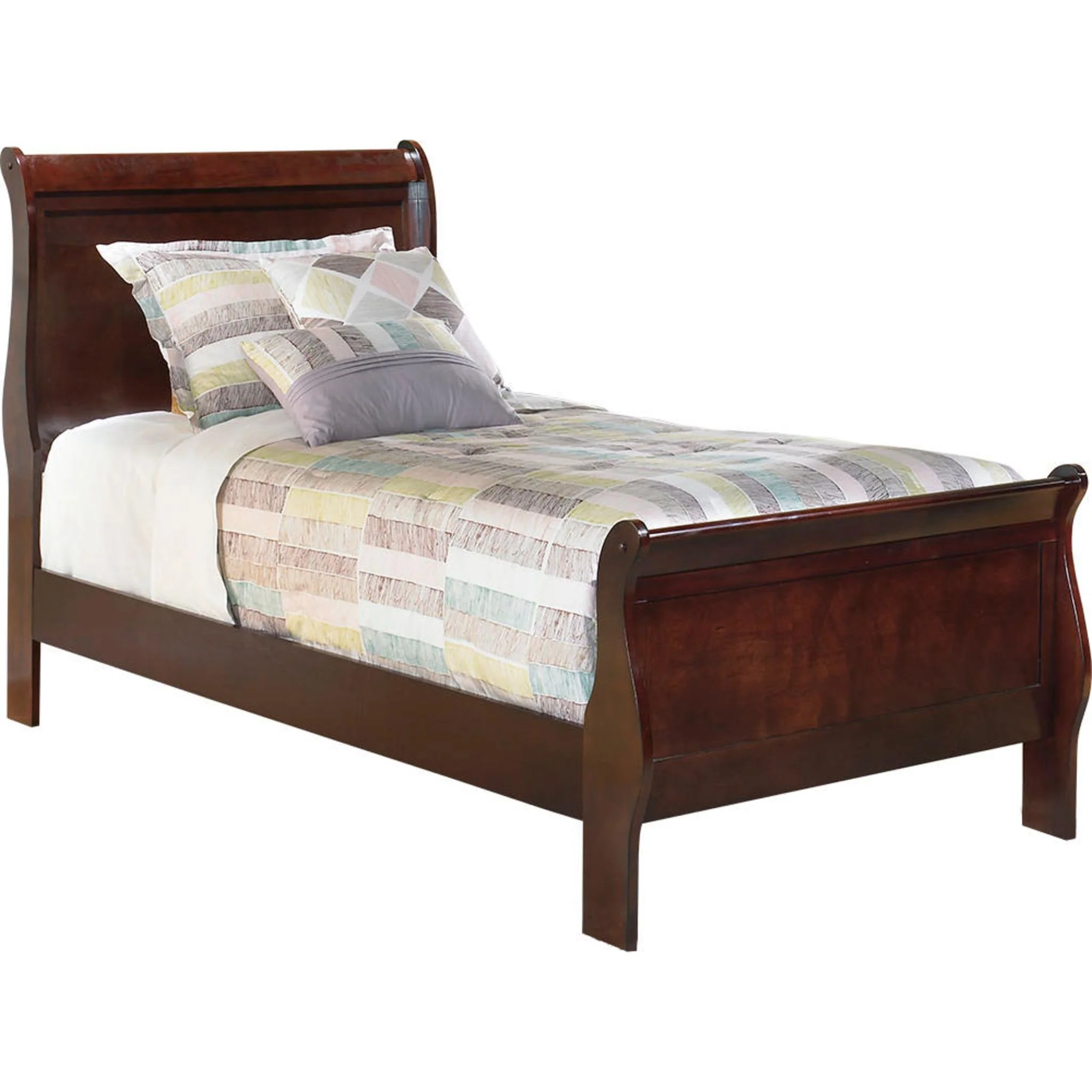 Alisdair Sleigh Bed - Dark Brown - Image 9