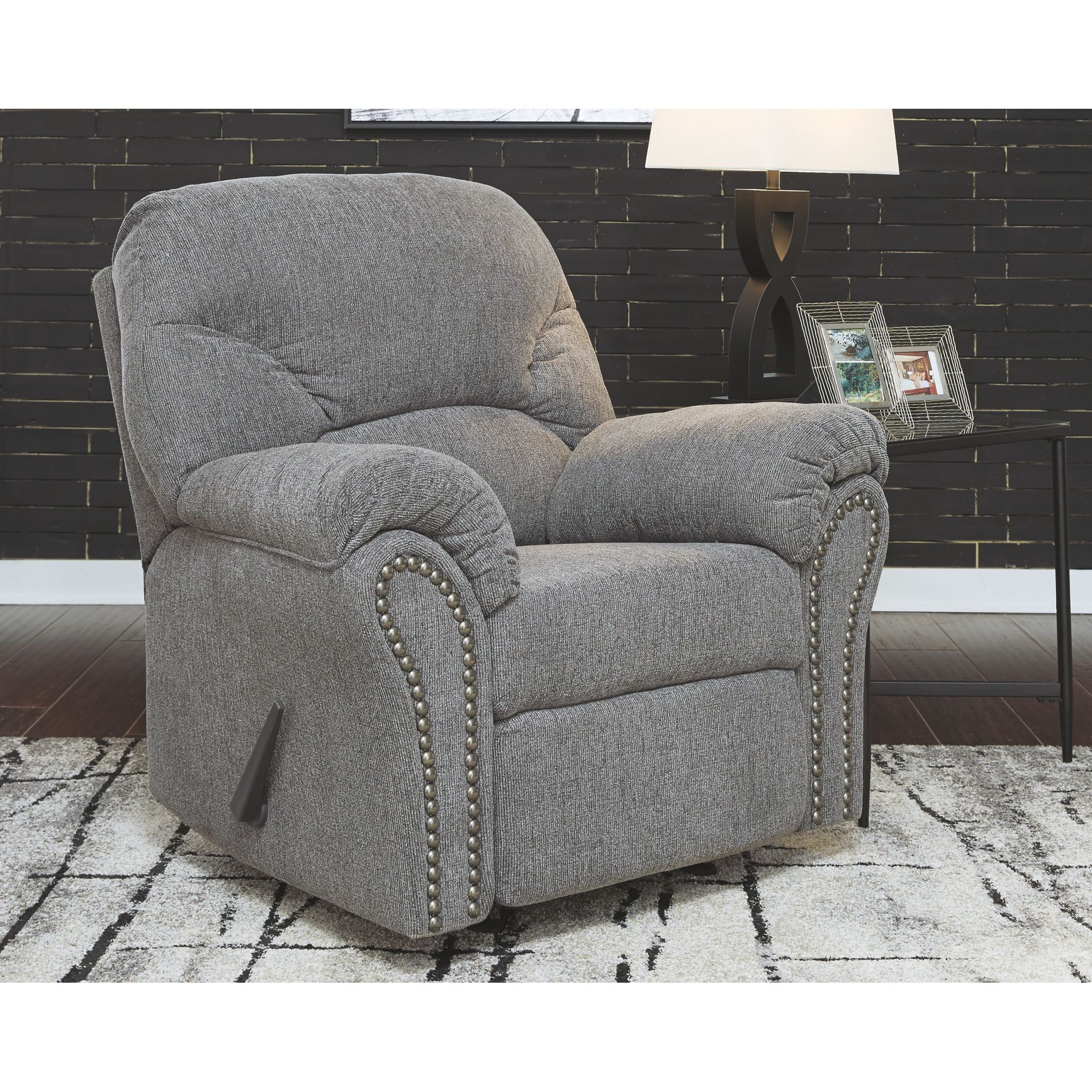 Allmaxx Rocker Recliner - Pewter - Image 2