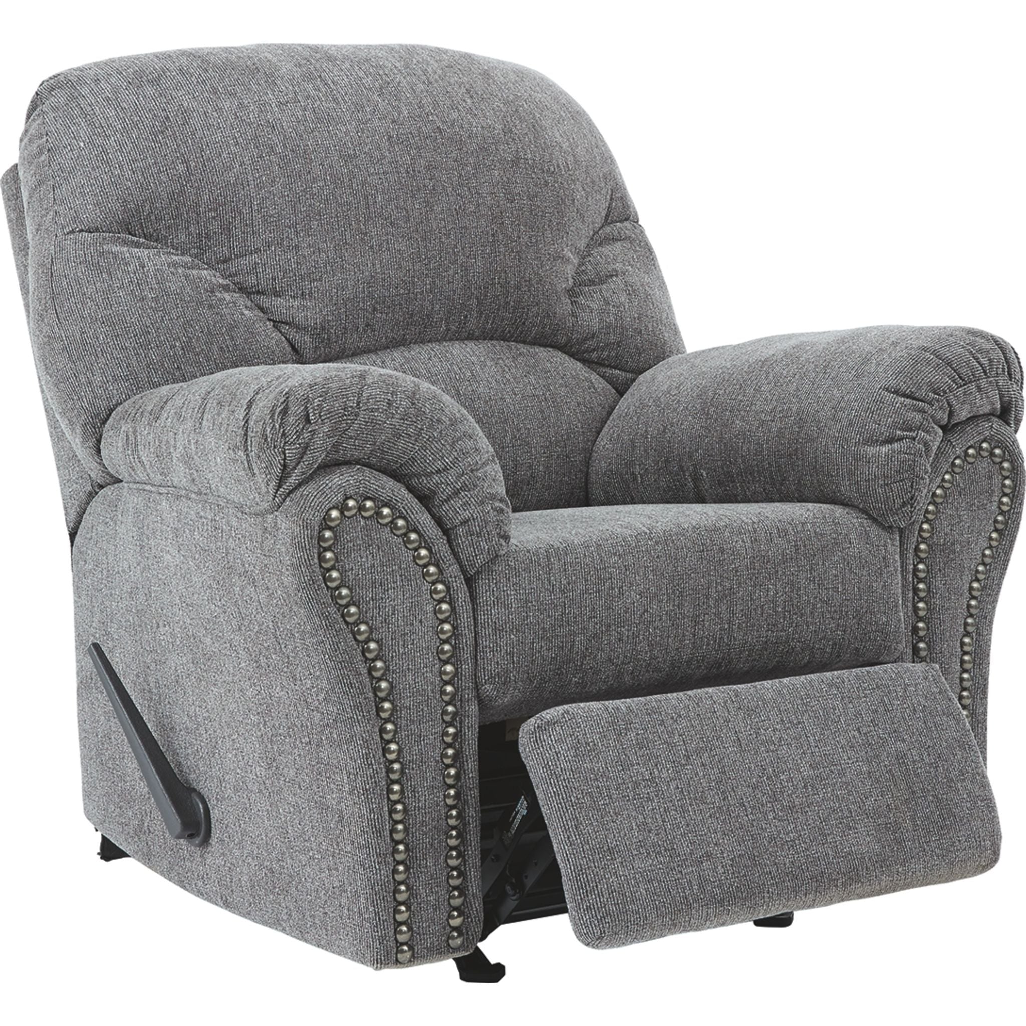 Allmaxx Rocker Recliner - Pewter - Image 4