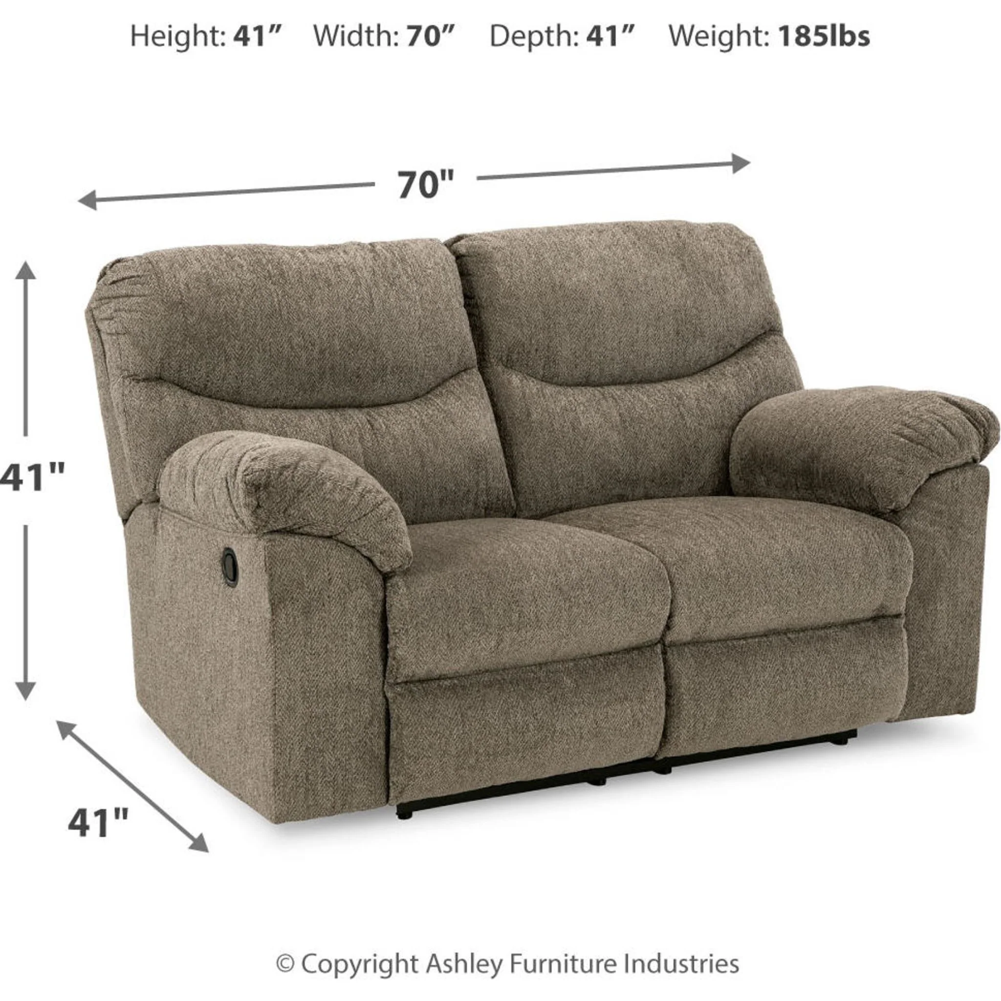Alphons Reclining Loveseat - Image 14