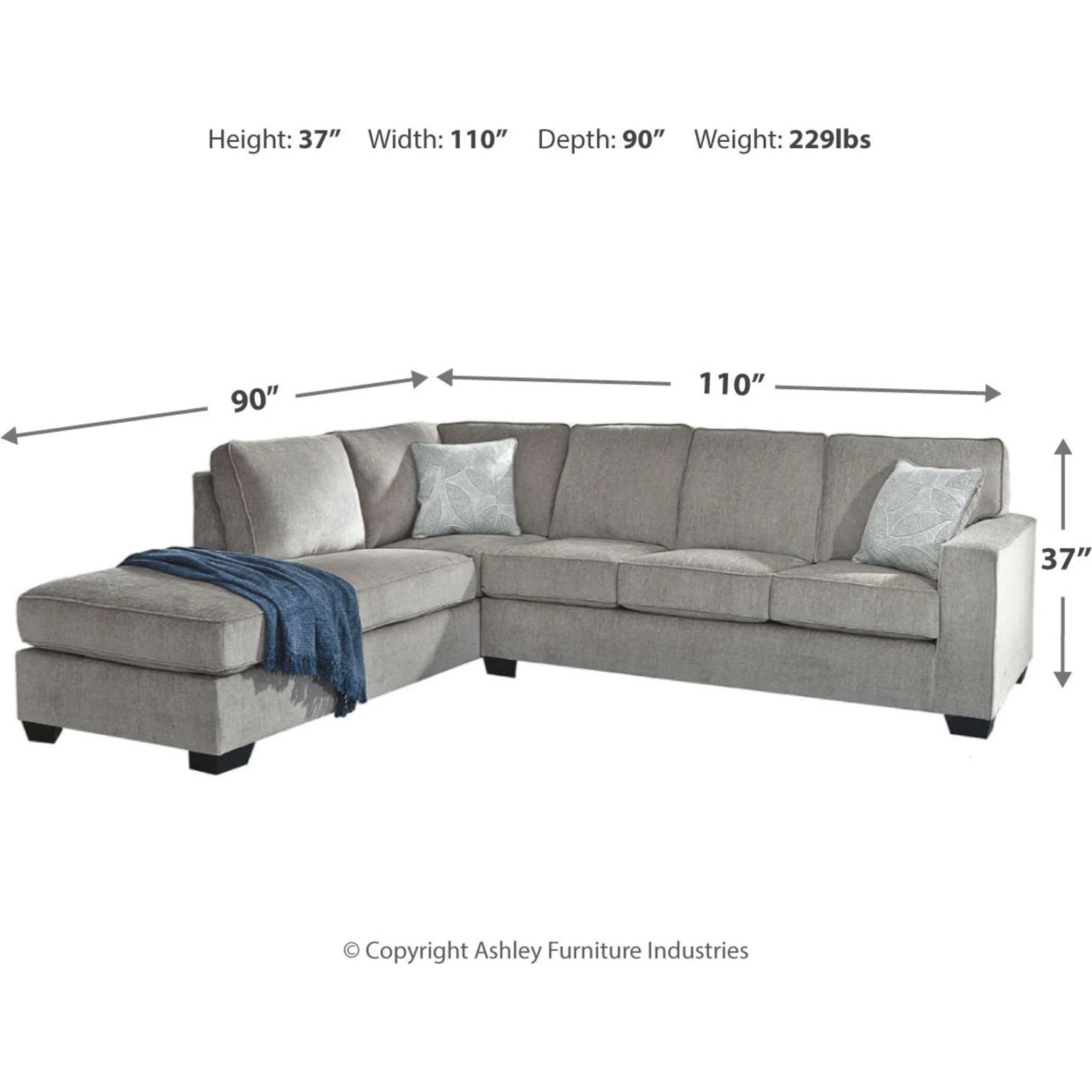 Altari 2 Piece Sectional with Chaise - Image 42