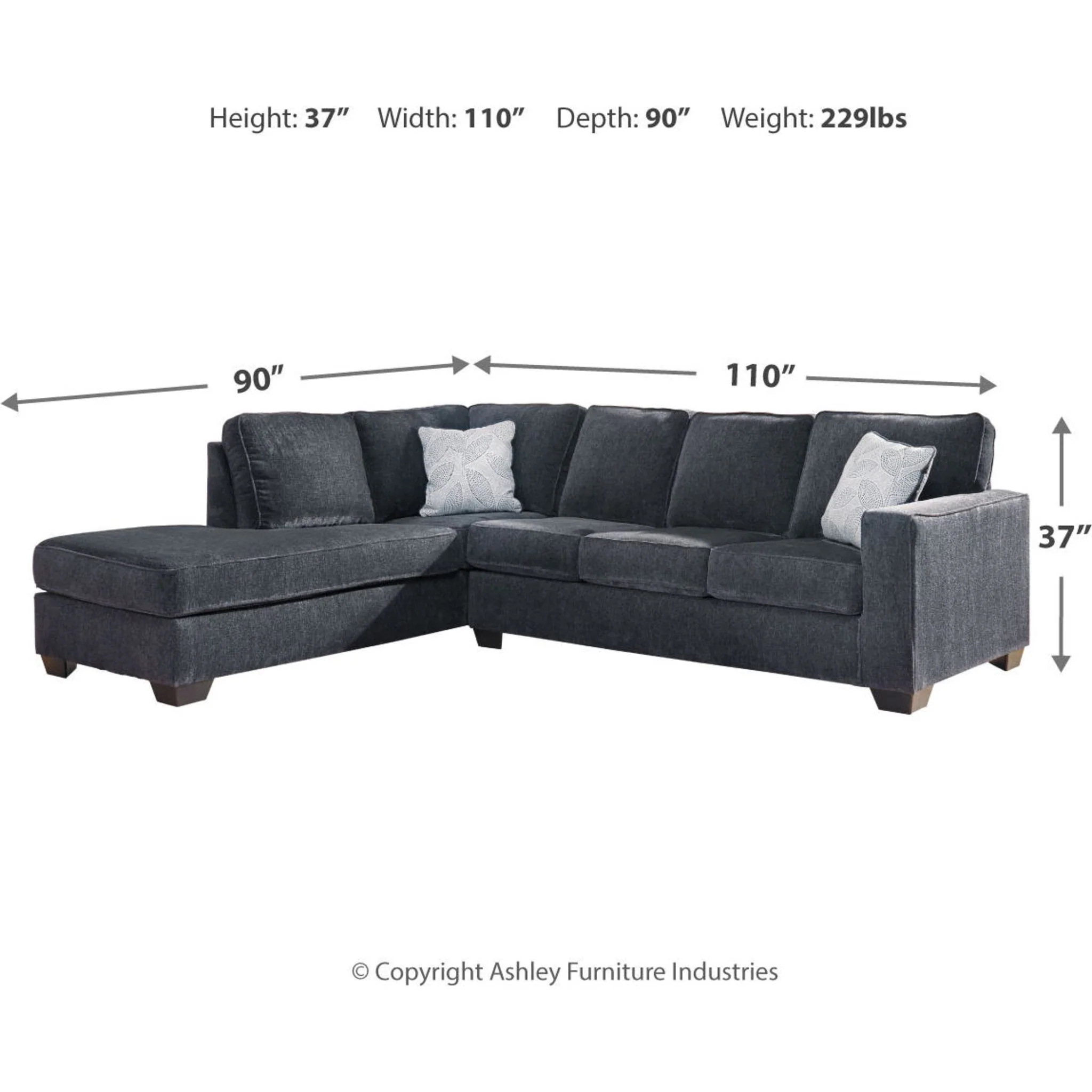 Altari 2 Piece Sectional with Chaise - Image 57
