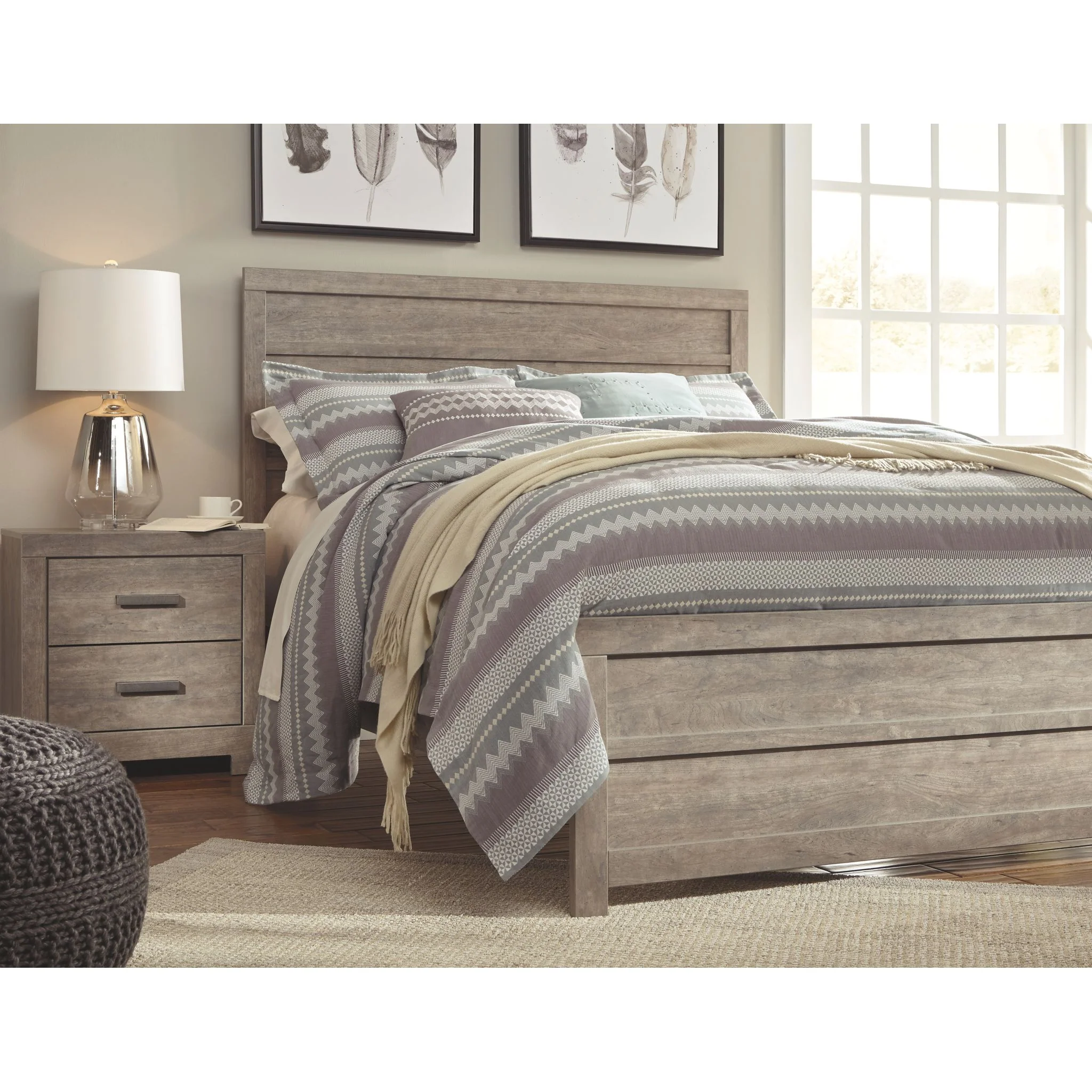 Culverbach Panel Bed - Gray - Image 5