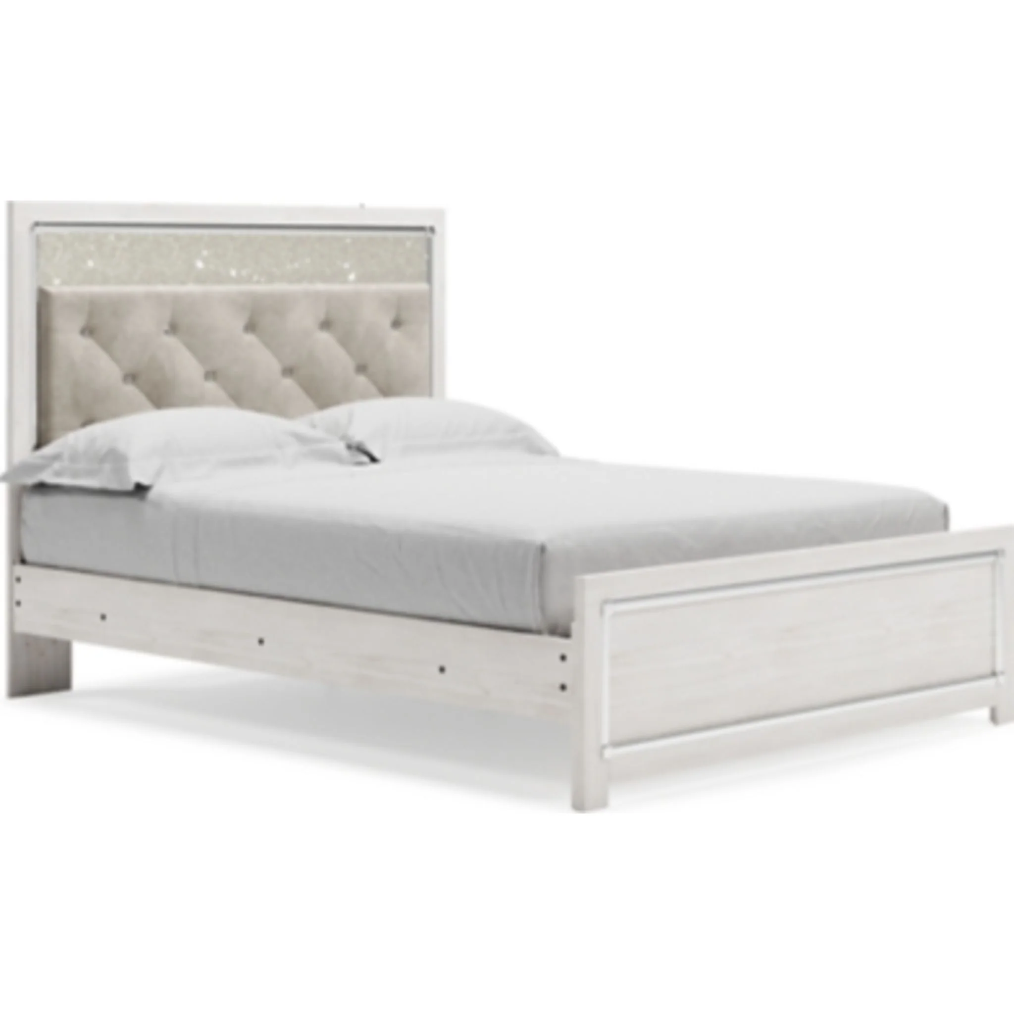 Altyra 5 Piece King Panel Bedroom - White - Image 4