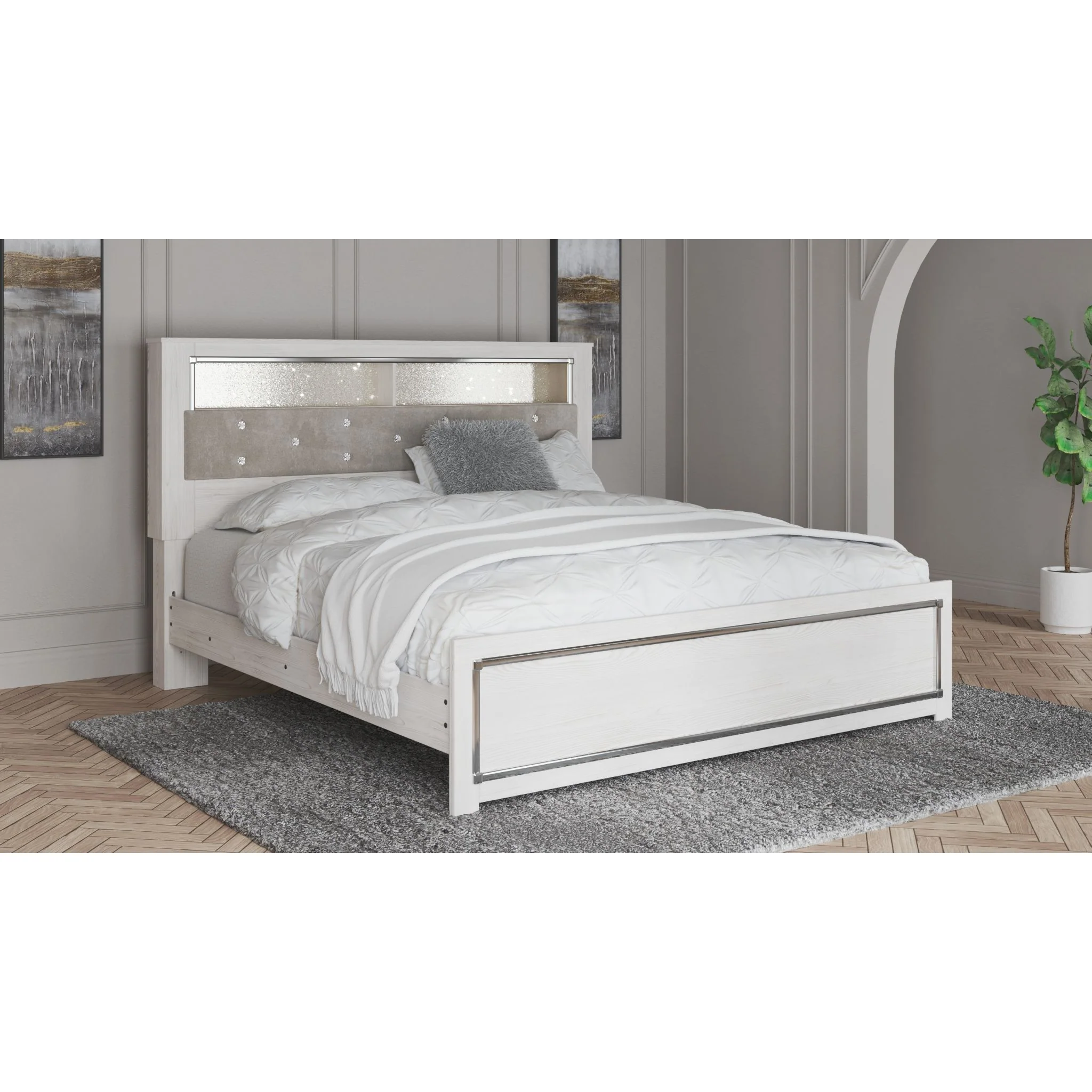 Altyra Bookcase Bed - White - Image 23