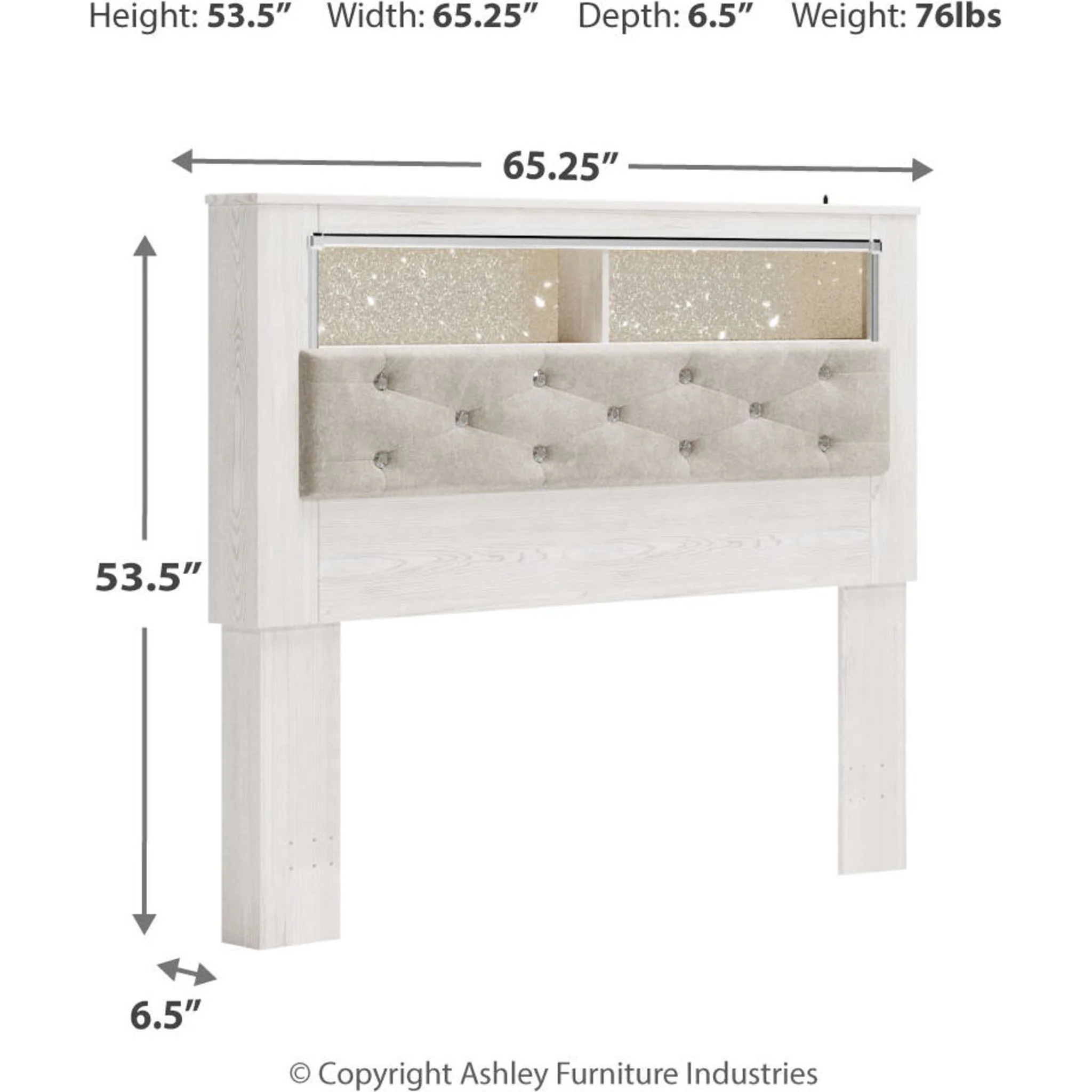 Altyra Bookcase Bed - White - Image 50