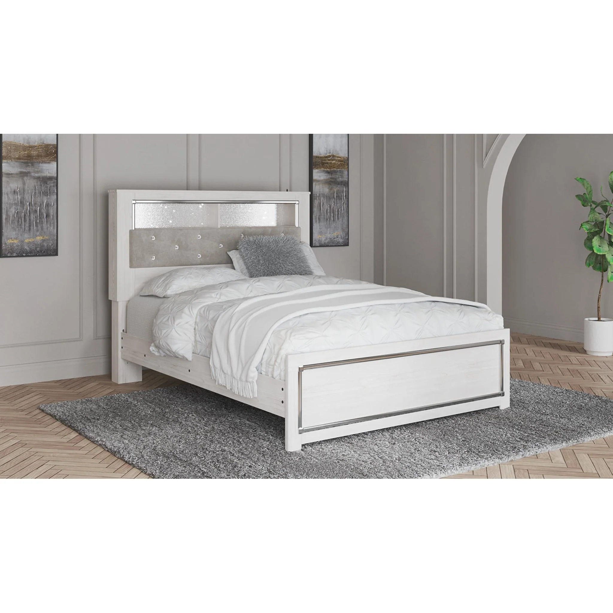 Altyra Bookcase Bed - White - Image 71