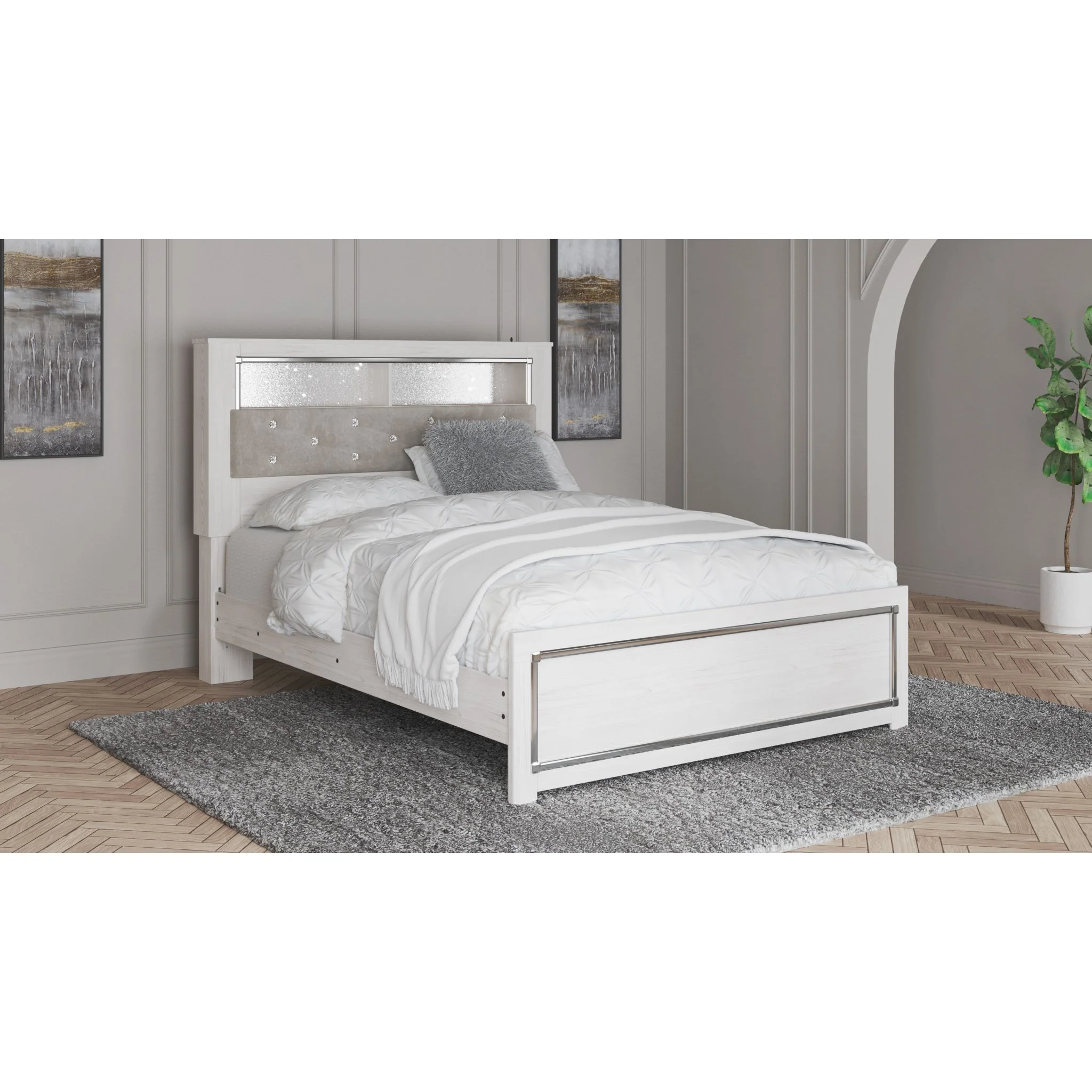 Altyra Bookcase Platform Bed - Image 2