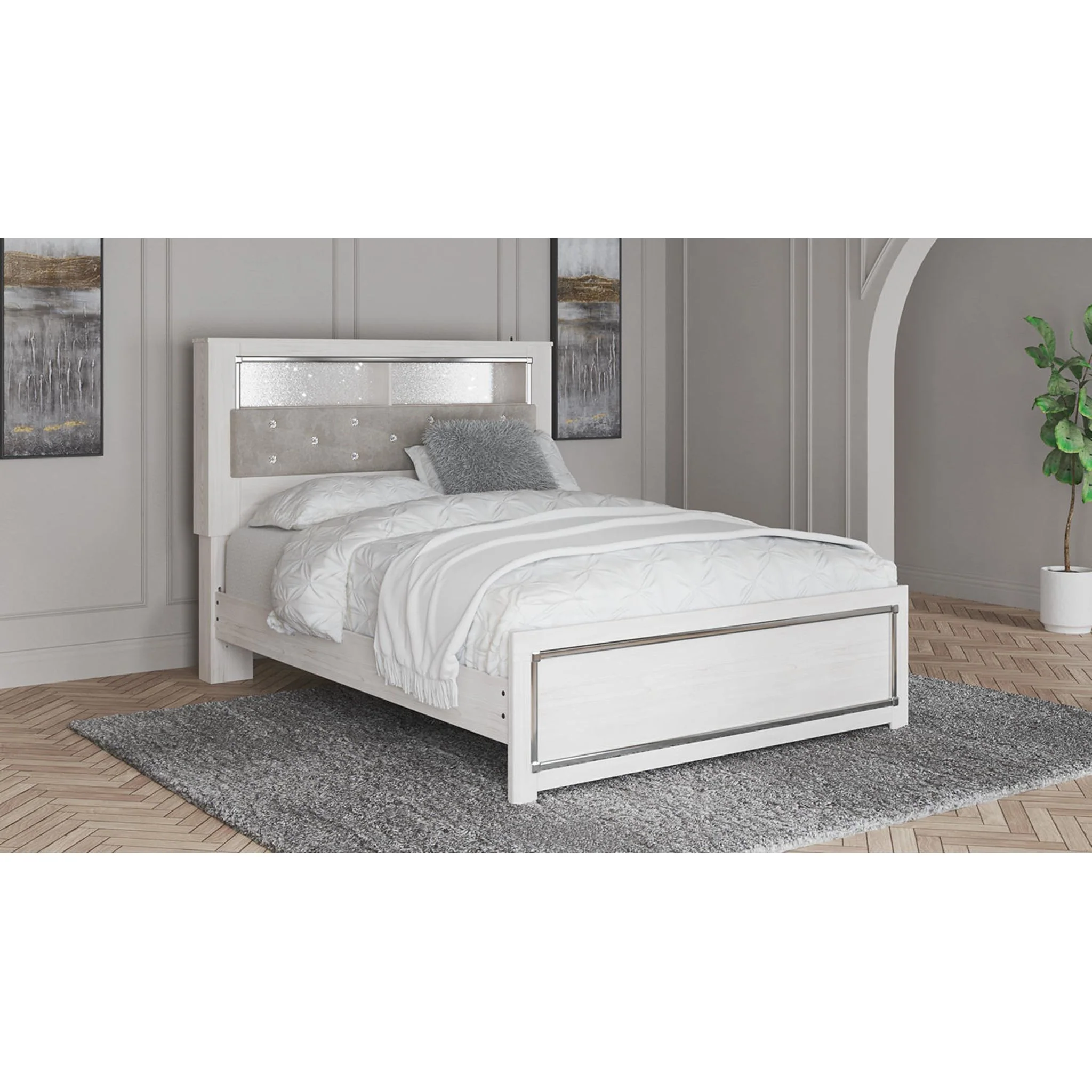 Altyra Bookcase Platform Bed - Image 37