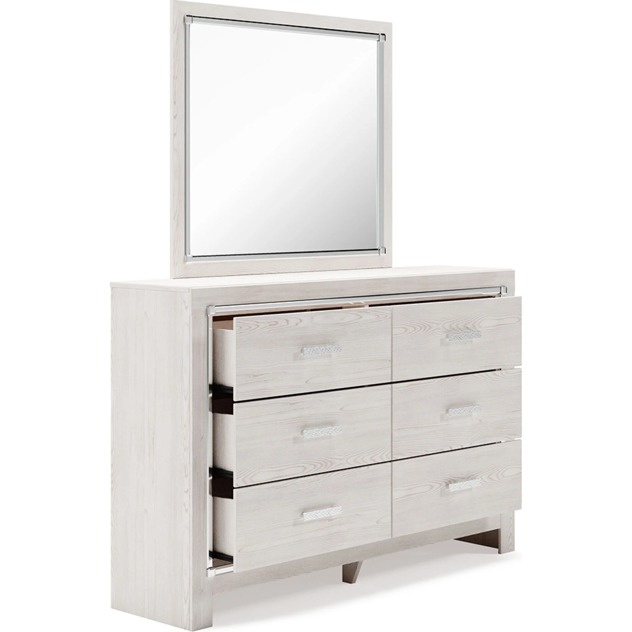 Altyra Dresser and Mirror - White - Image 3