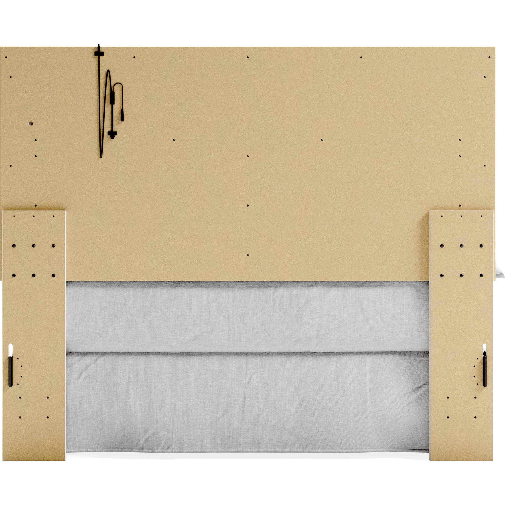 Altyra Full Panel Headboard - White - Image 6