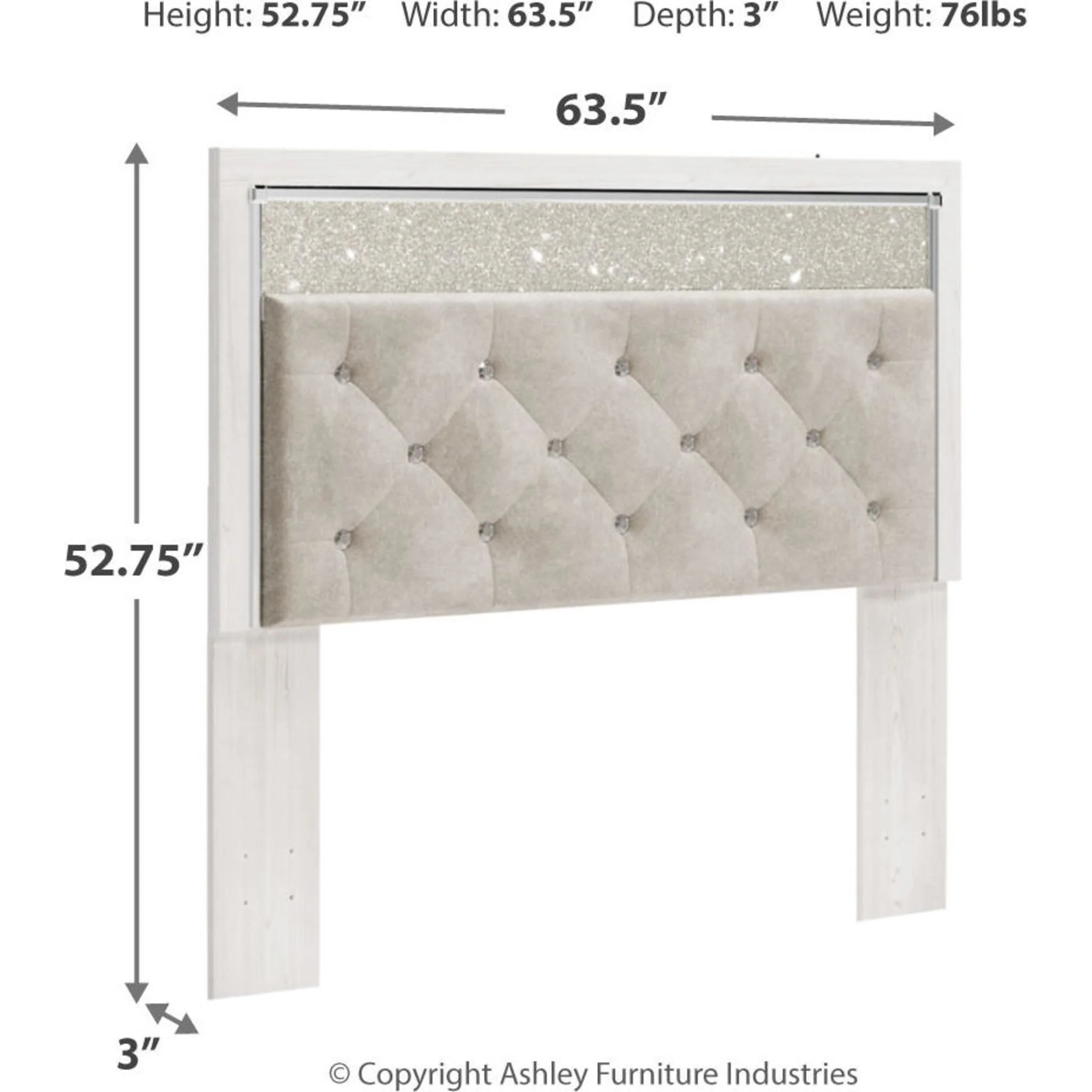 Altyra Headboard - White - Image 5
