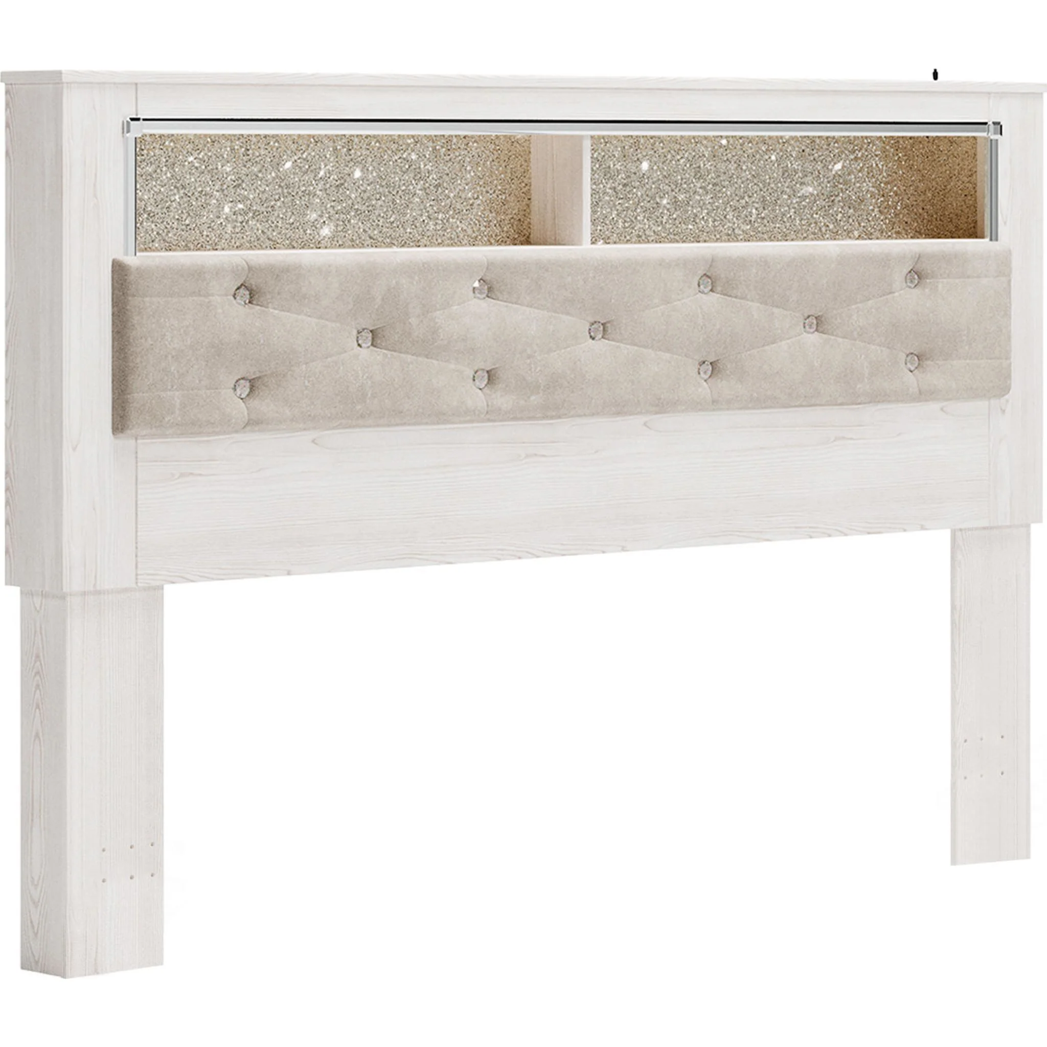 Altyra King Panel Headboard - White