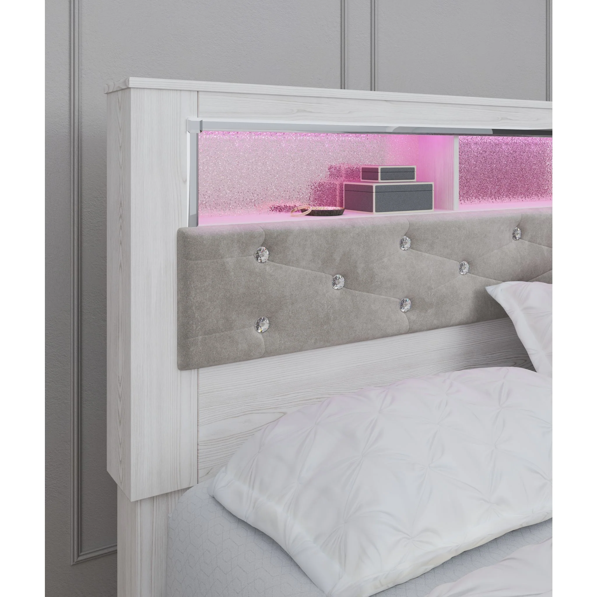 Altyra King Panel Headboard - White - Image 9