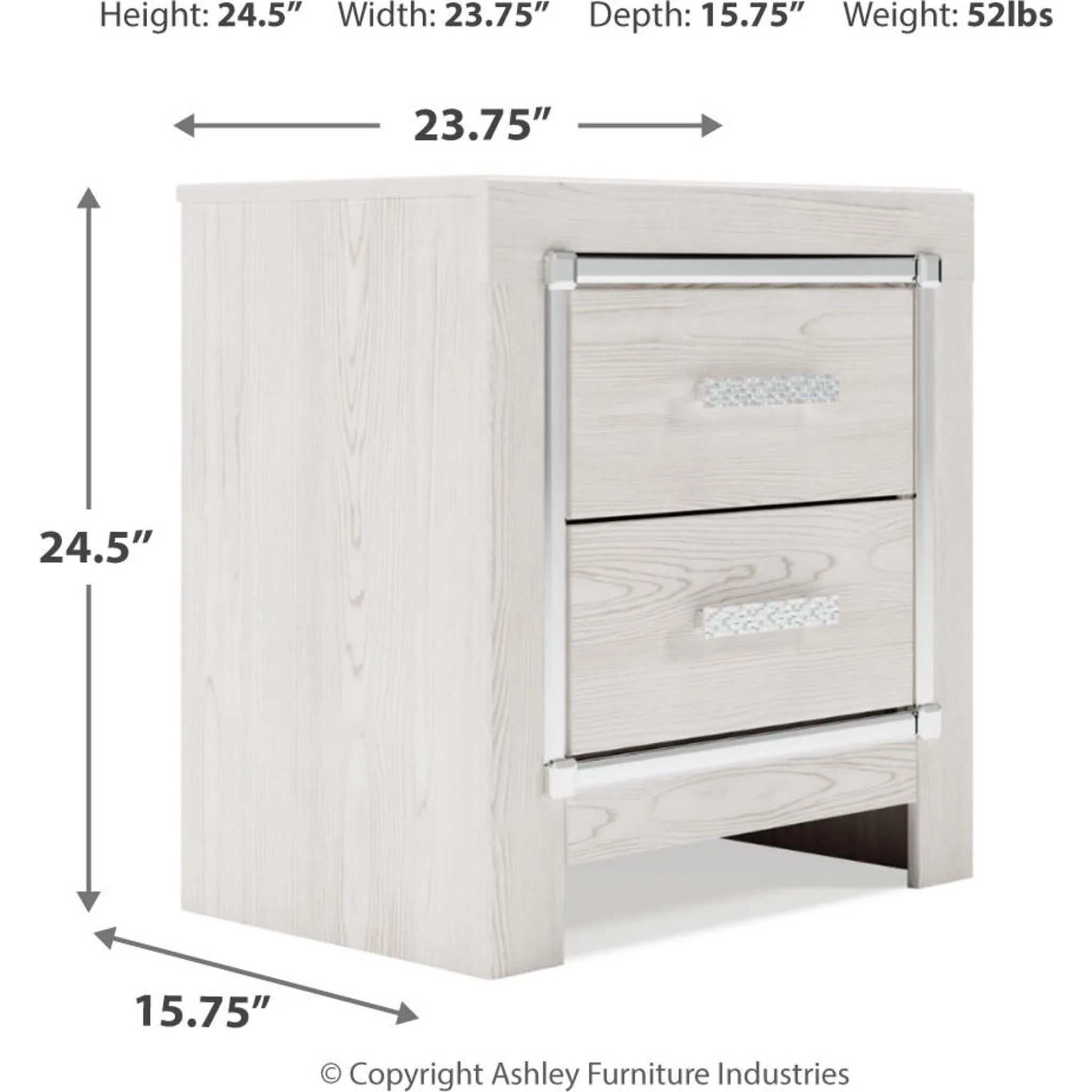 Altyra Nightstand - White - Image 10