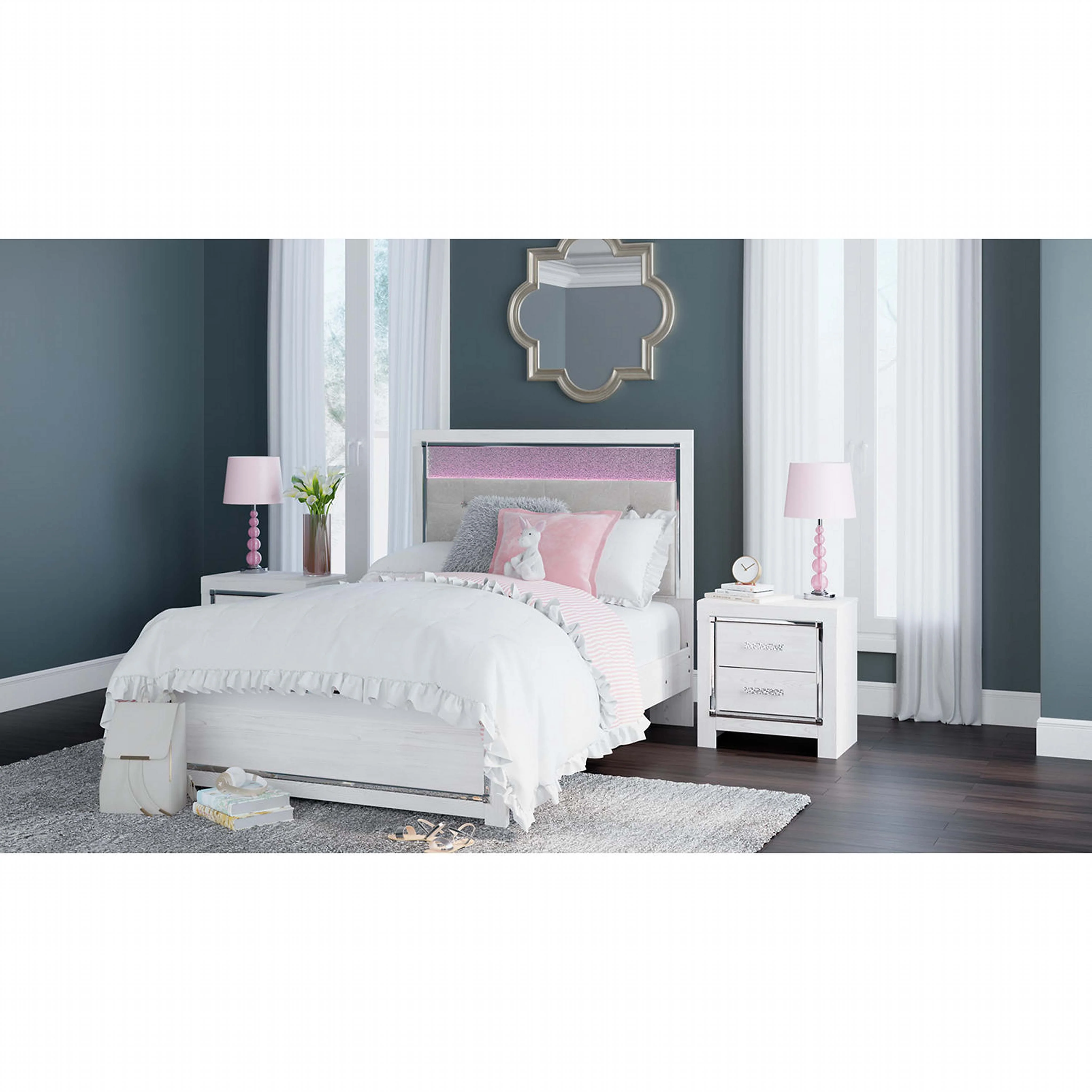 Altyra Panel Bed - White - Image 53