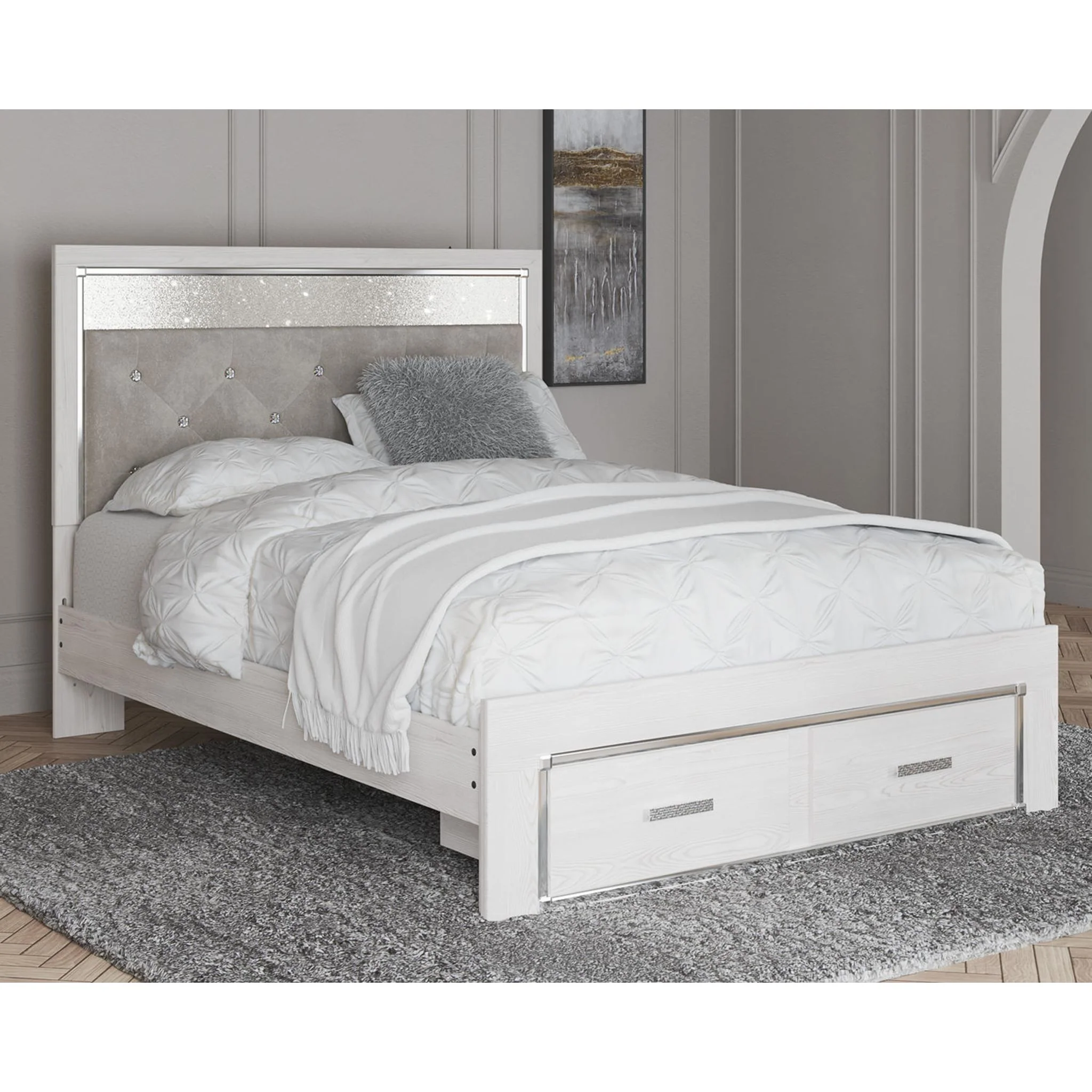 Altyra Storage Bed - White - Image 10