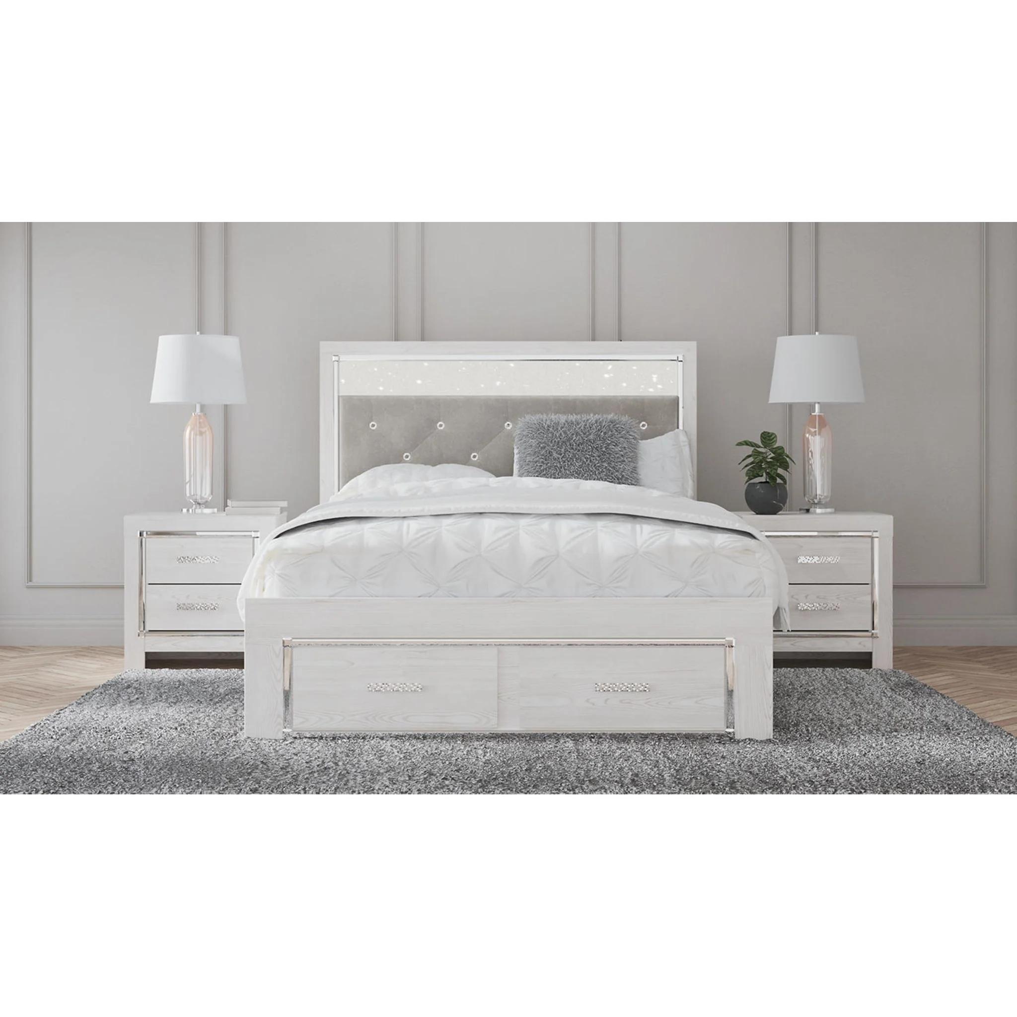 Altyra Storage Bed - White - Image 46