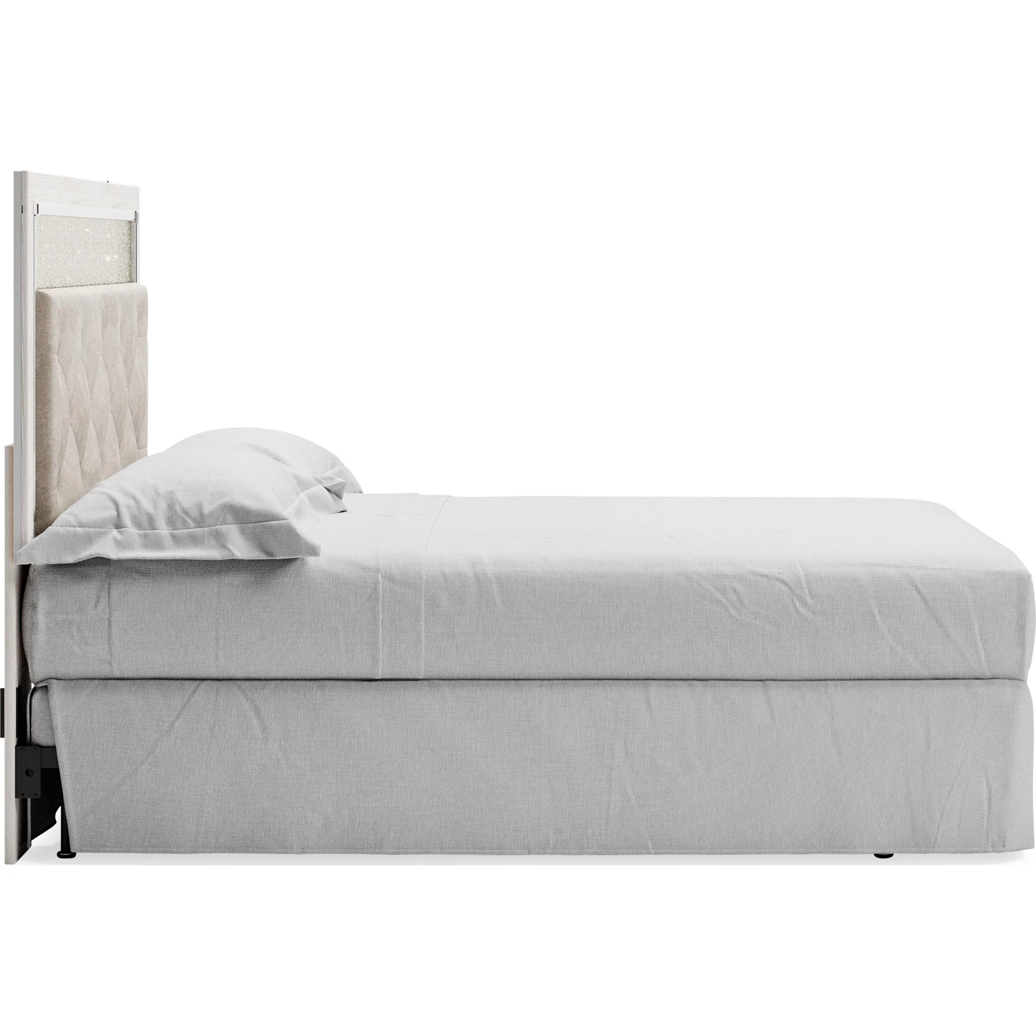Altyra Twin Panel Headboard - White - Image 4