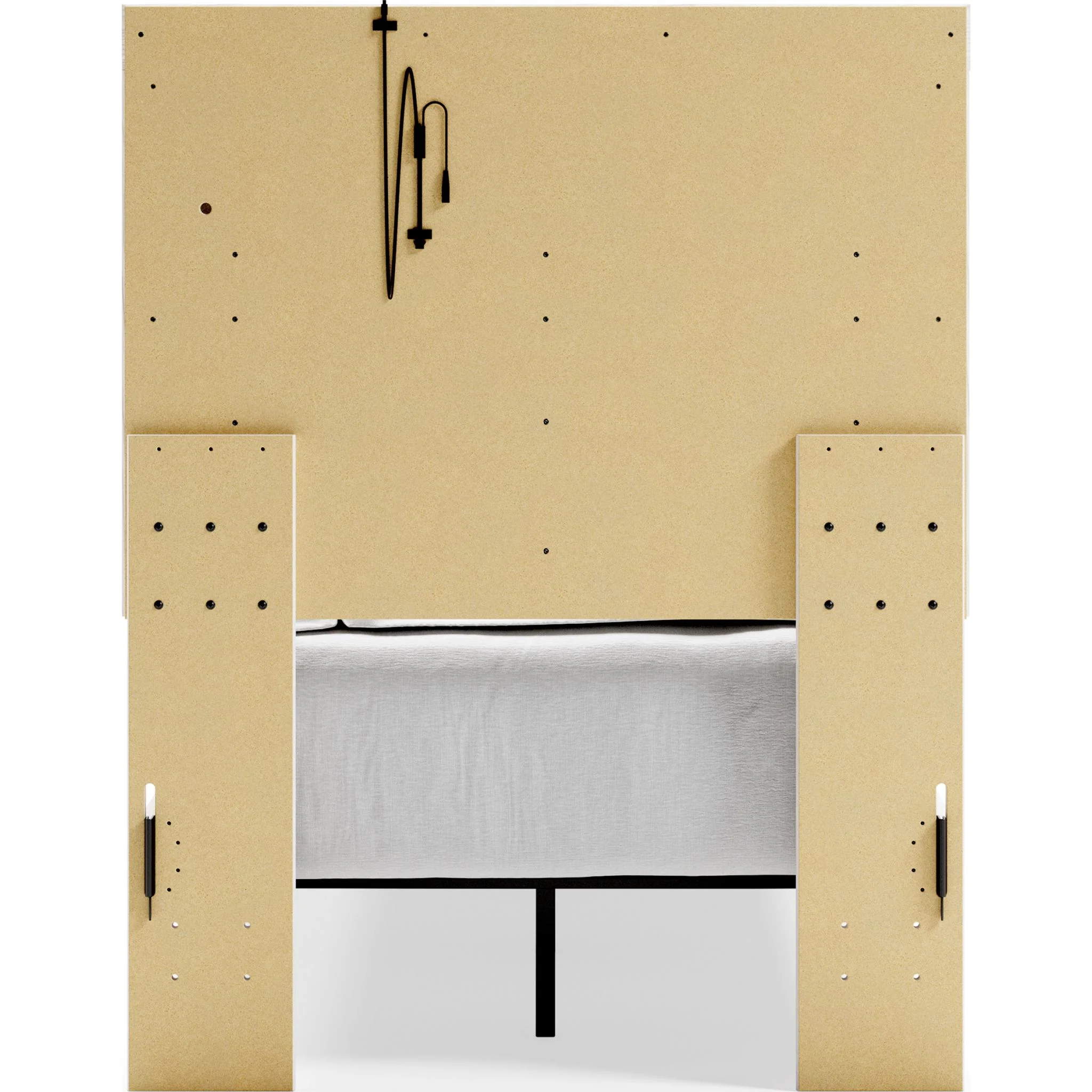 Altyra Twin Panel Headboard - White - Image 5