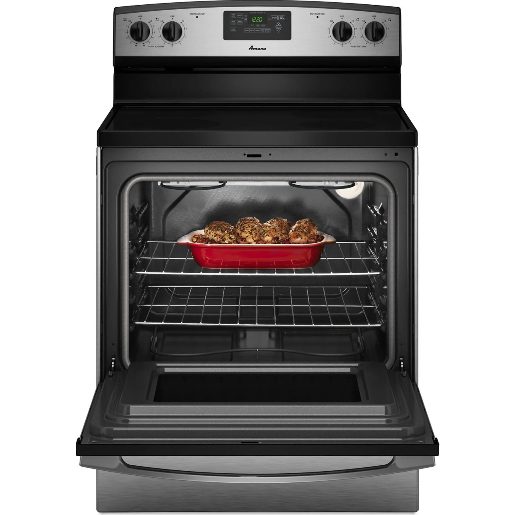 Amana 30-inch Electric Range with Bake Assist Temps -White (YACR4303MFW) - Image 12