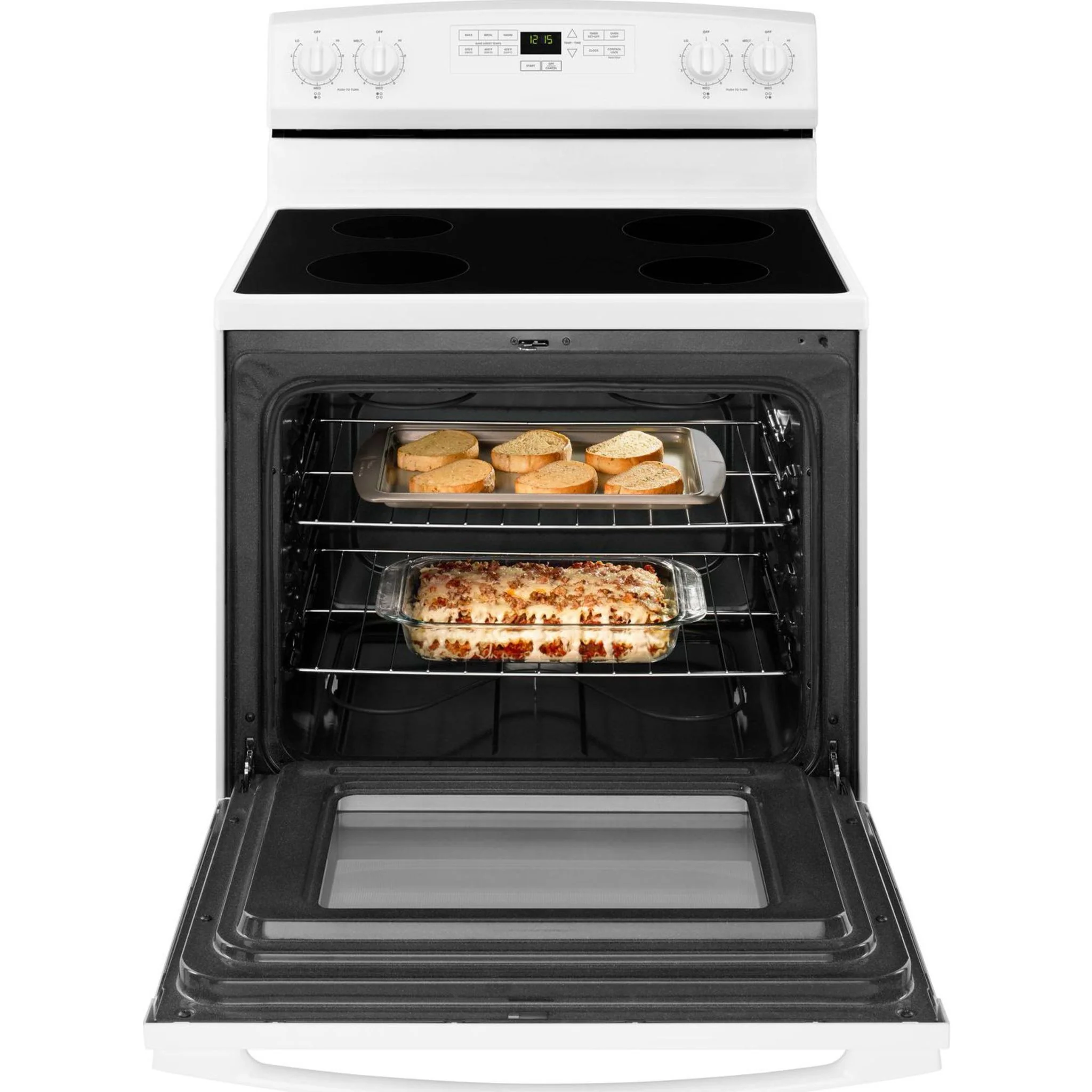 Amana 30-inch Electric Range with Extra-Large Oven Window -White (YAER6303MFW) - Image 14