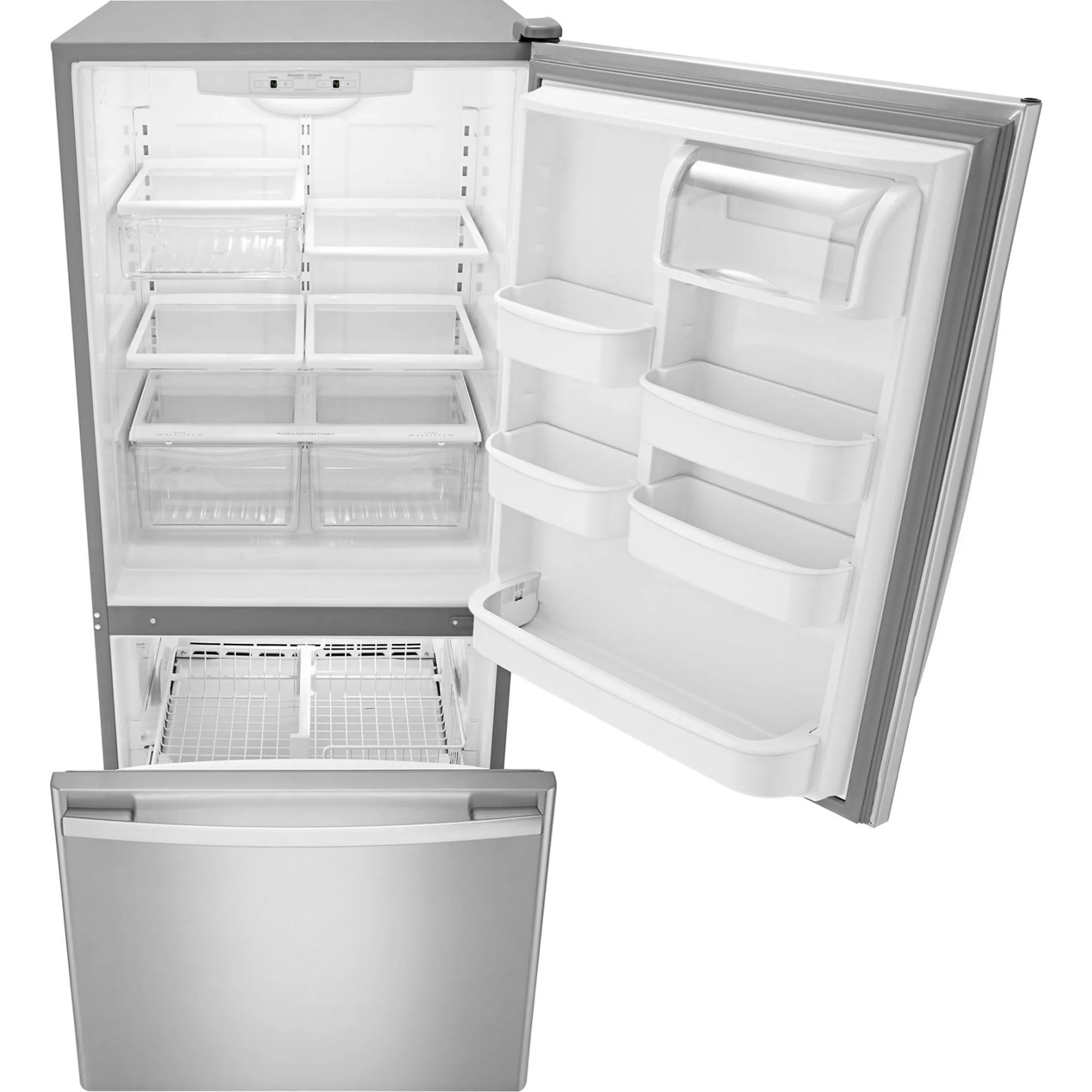 Amana 29-inch Wide Bottom-Freezer Refrigerator with EasyFreezerPull-Out Drawer -- 18 cu. ft. Capacity -Stainless Steel (ABB1924BRM) - Image 31