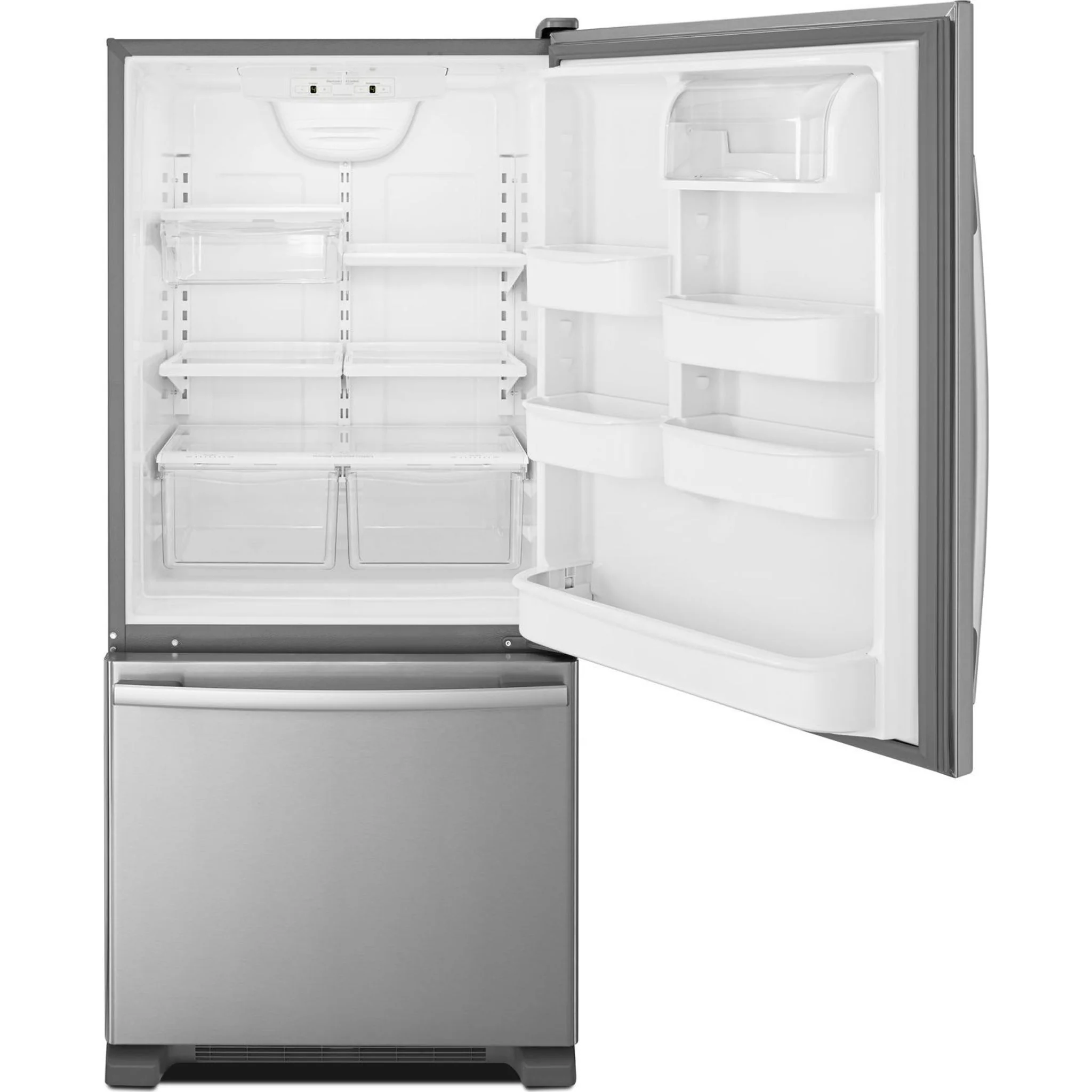 Amana 29-inch Wide Bottom-Freezer Refrigerator with EasyFreezerPull-Out Drawer -- 18 cu. ft. Capacity -Stainless Steel (ABB1924BRM) - Image 57