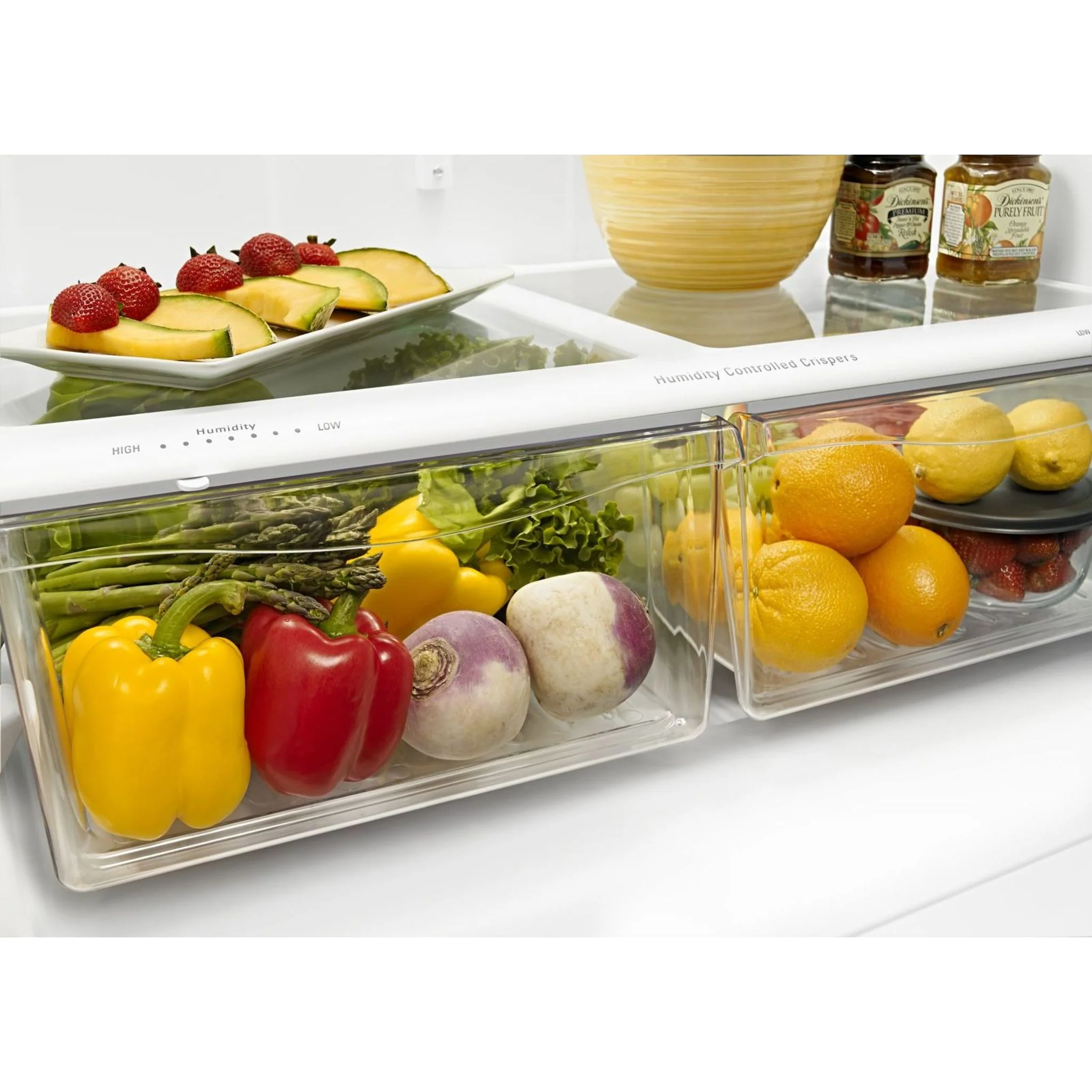 Amana 33-inch Wide Bottom-Freezer Refrigerator with EasyFreezerPull-Out Drawer − 22 cu. ft. Capacity -Stainless Steel (ABB2224BRM) - Image 13