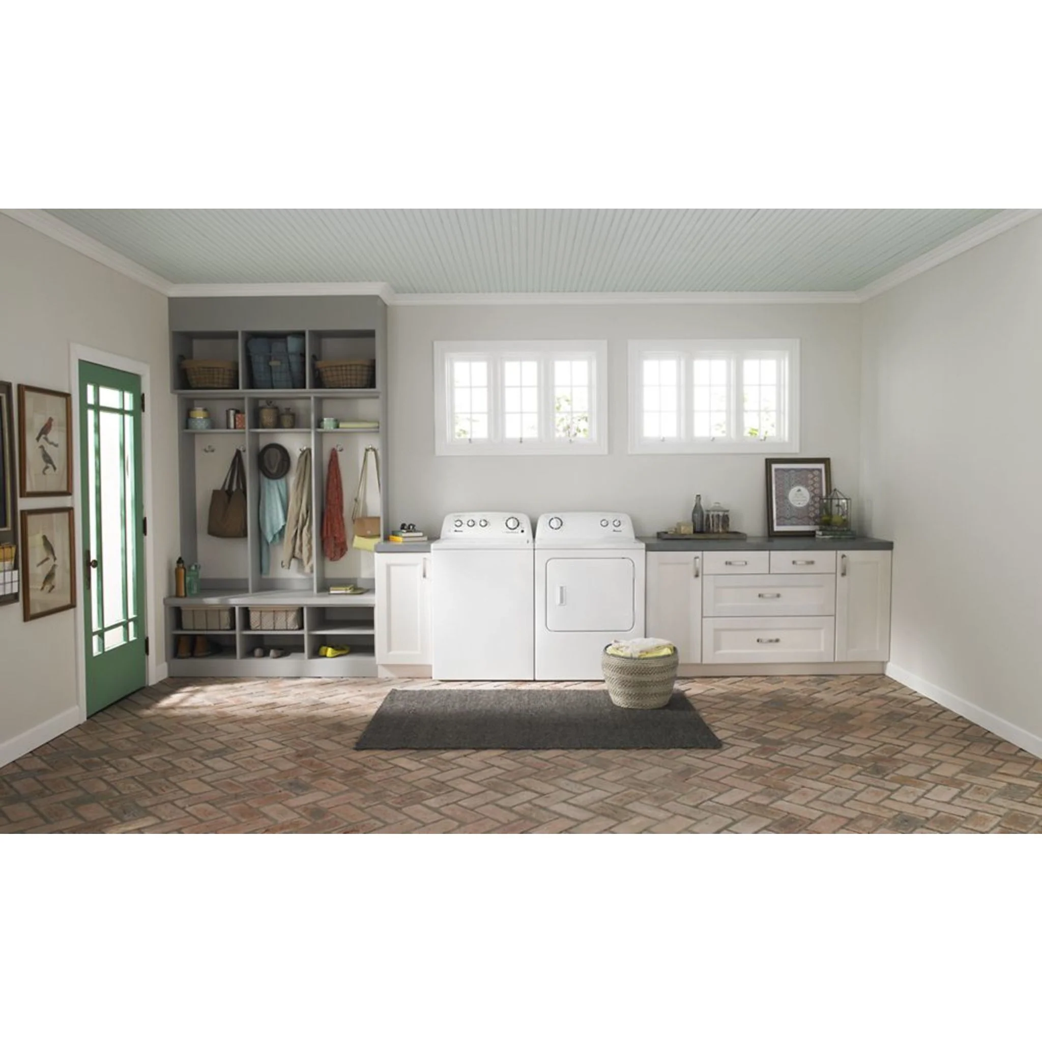 Amana 6.5 cu. ft. Top-Load Electric Dryer with Automatic Dryness Control -White (YNED4655EW) - Image 6