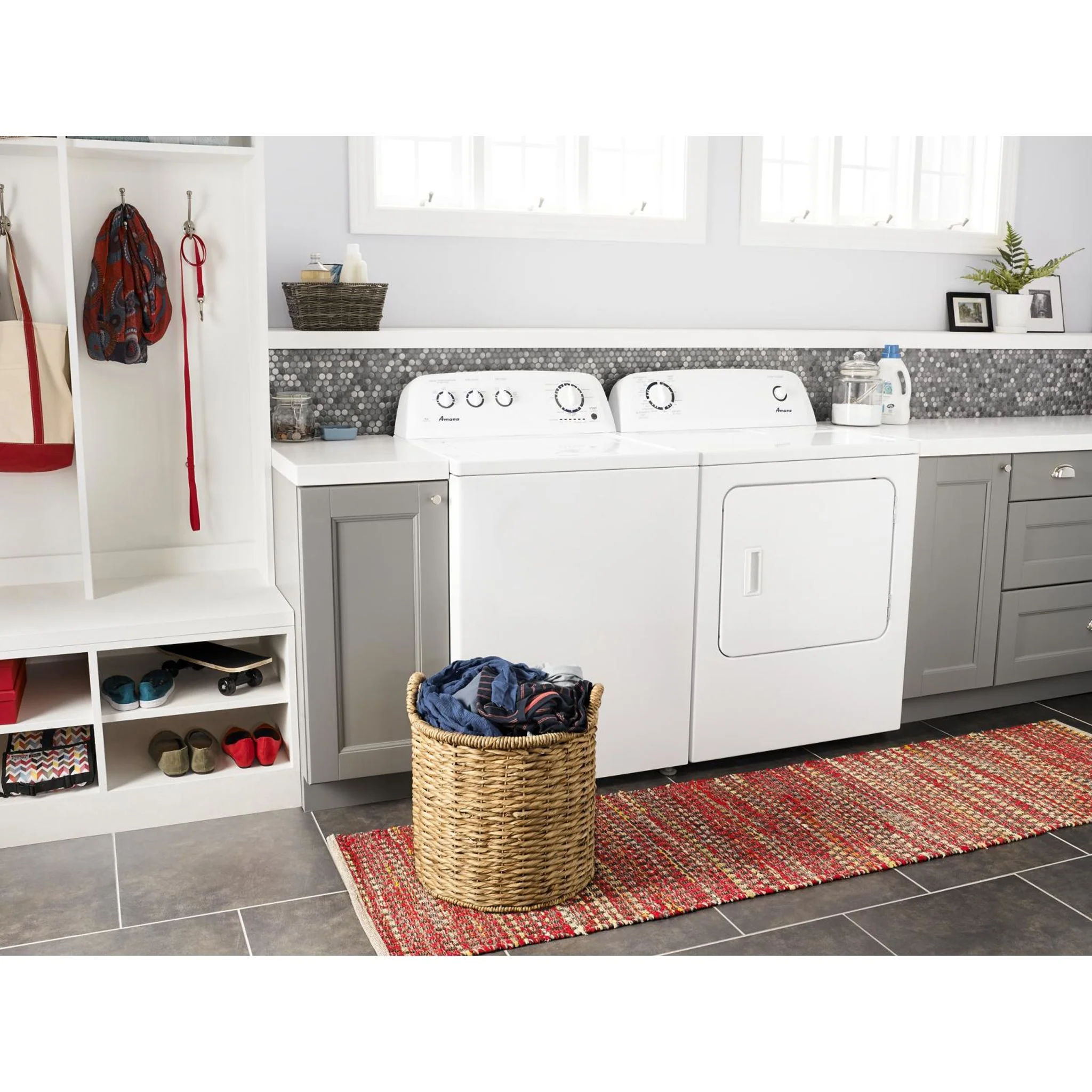 Amana 6.5 cu. ft. Top-Load Electric Dryer with Automatic Dryness Control -White (YNED4655EW) - Image 9