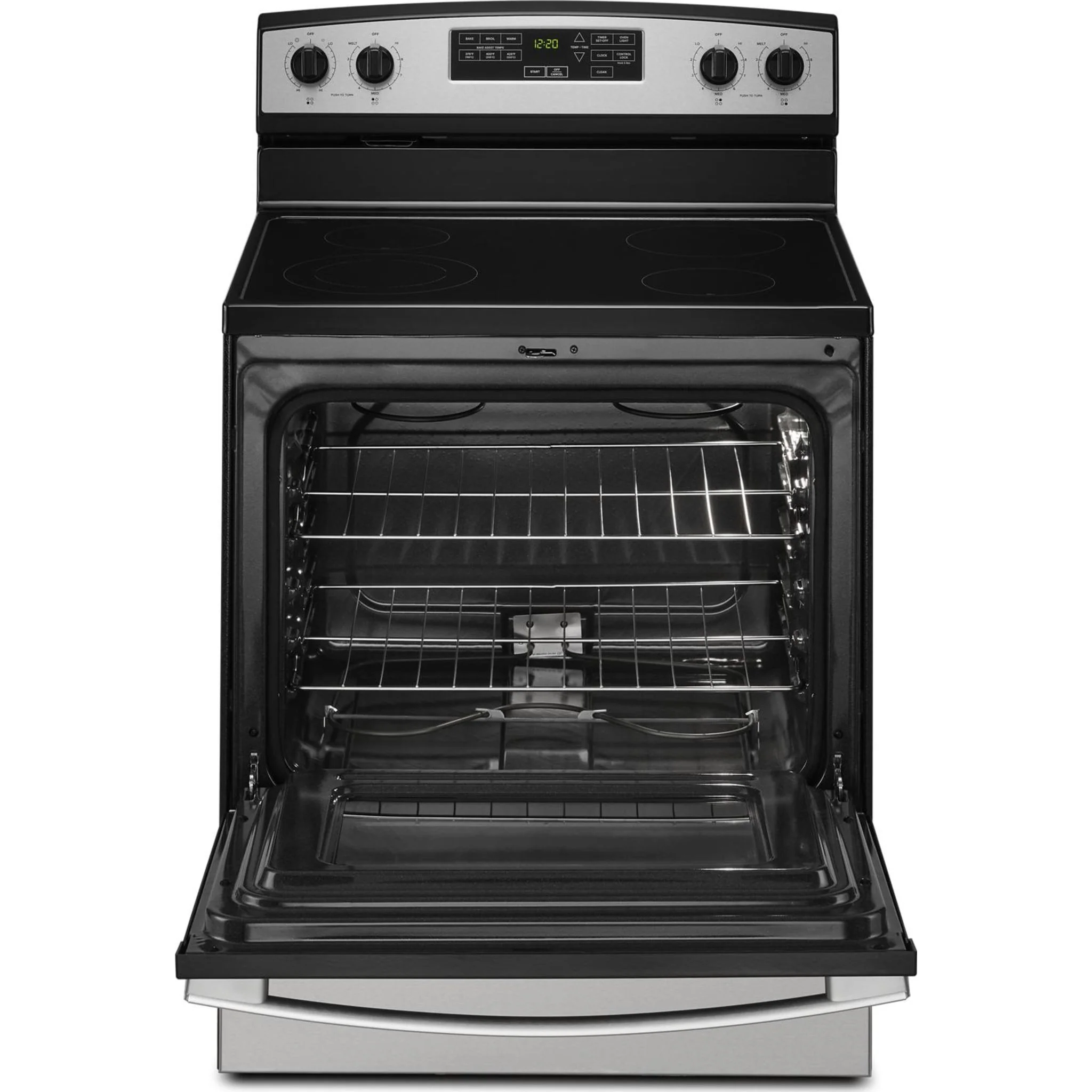 Amana 30-inch Electric Range with Self-Clean Option -Stainless Steel (YAER6603SMS) - Image 4