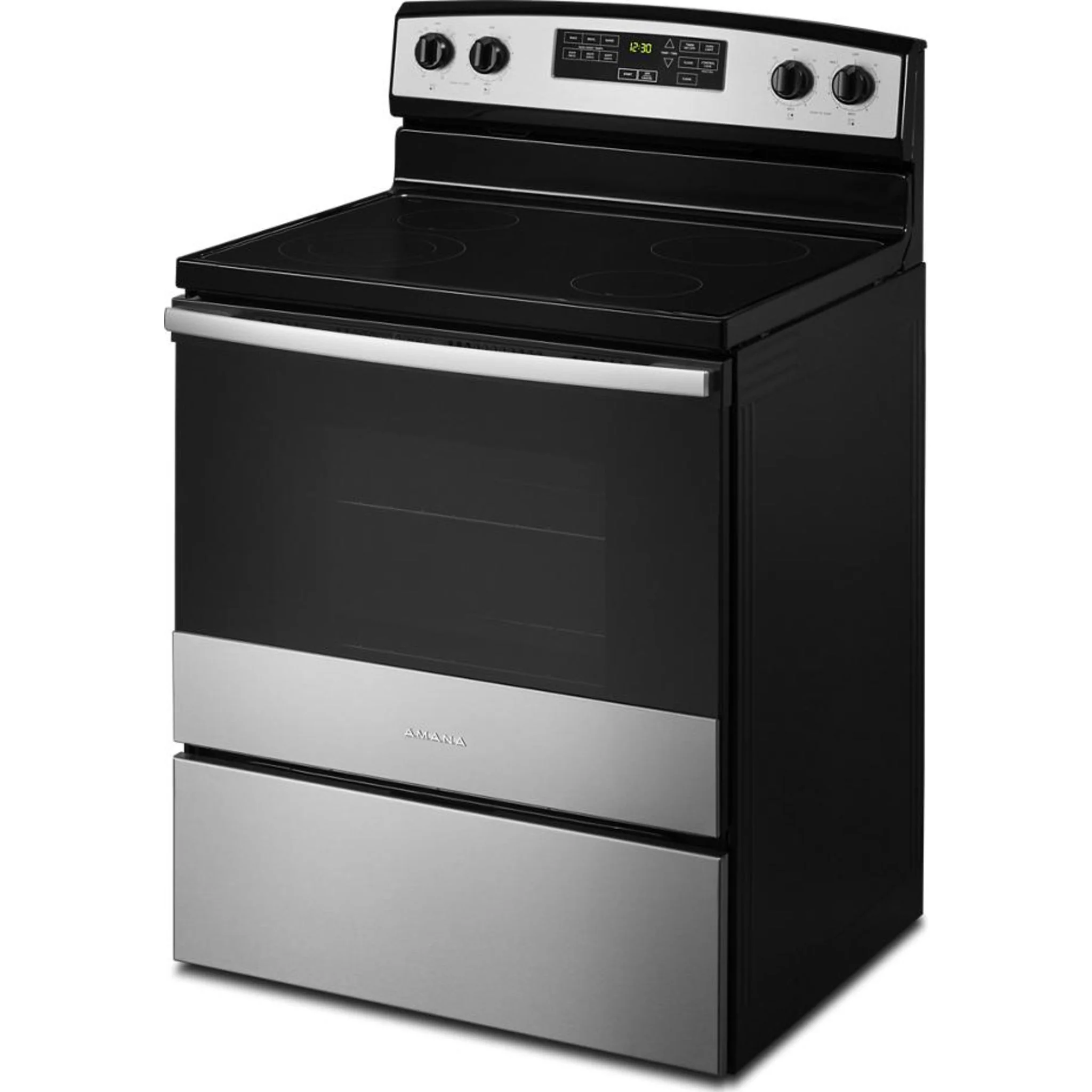 Amana 30-inch Electric Range with Self-Clean Option -Stainless Steel (YAER6603SMS) - Image 9