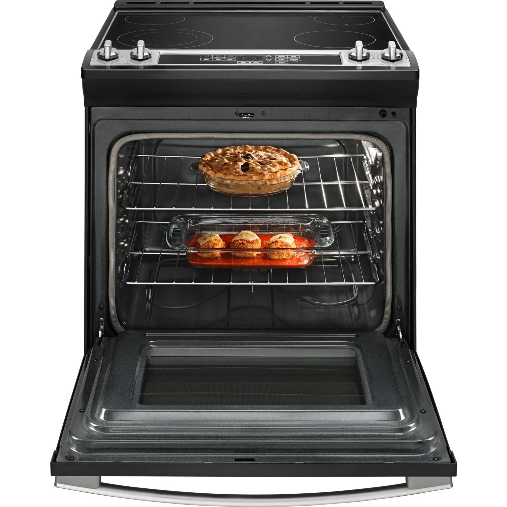 Amana 30-inch Electric Range with Front Console -Stainless Steel (YAES6603SFS) - Image 10
