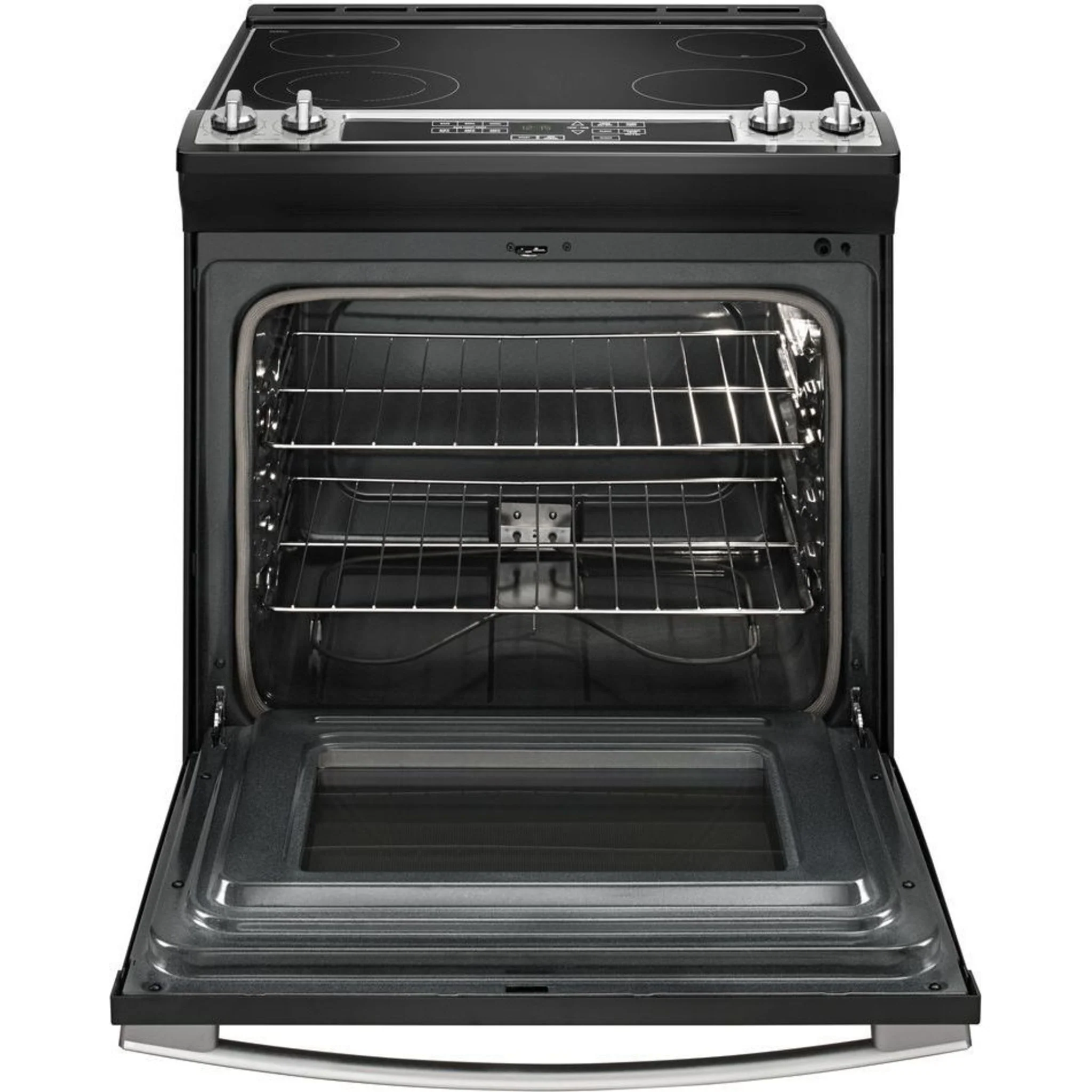 Amana 30-inch Electric Range with Front Console -Stainless Steel (YAES6603SFS) - Image 2