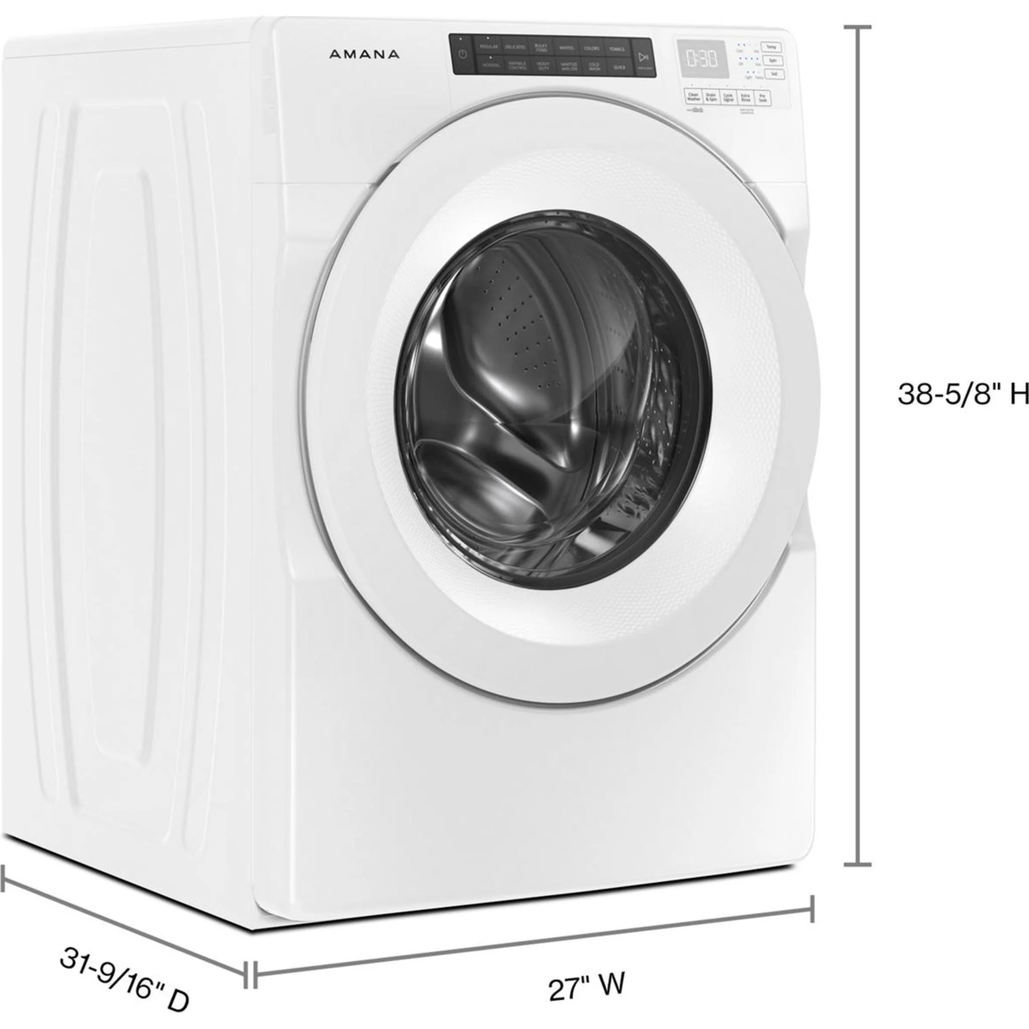 Amana 5.0 cu. ft. I.E.C. ENERGY STAR Qualified Front Load Washer -White (NFW5800HW) - Image 41