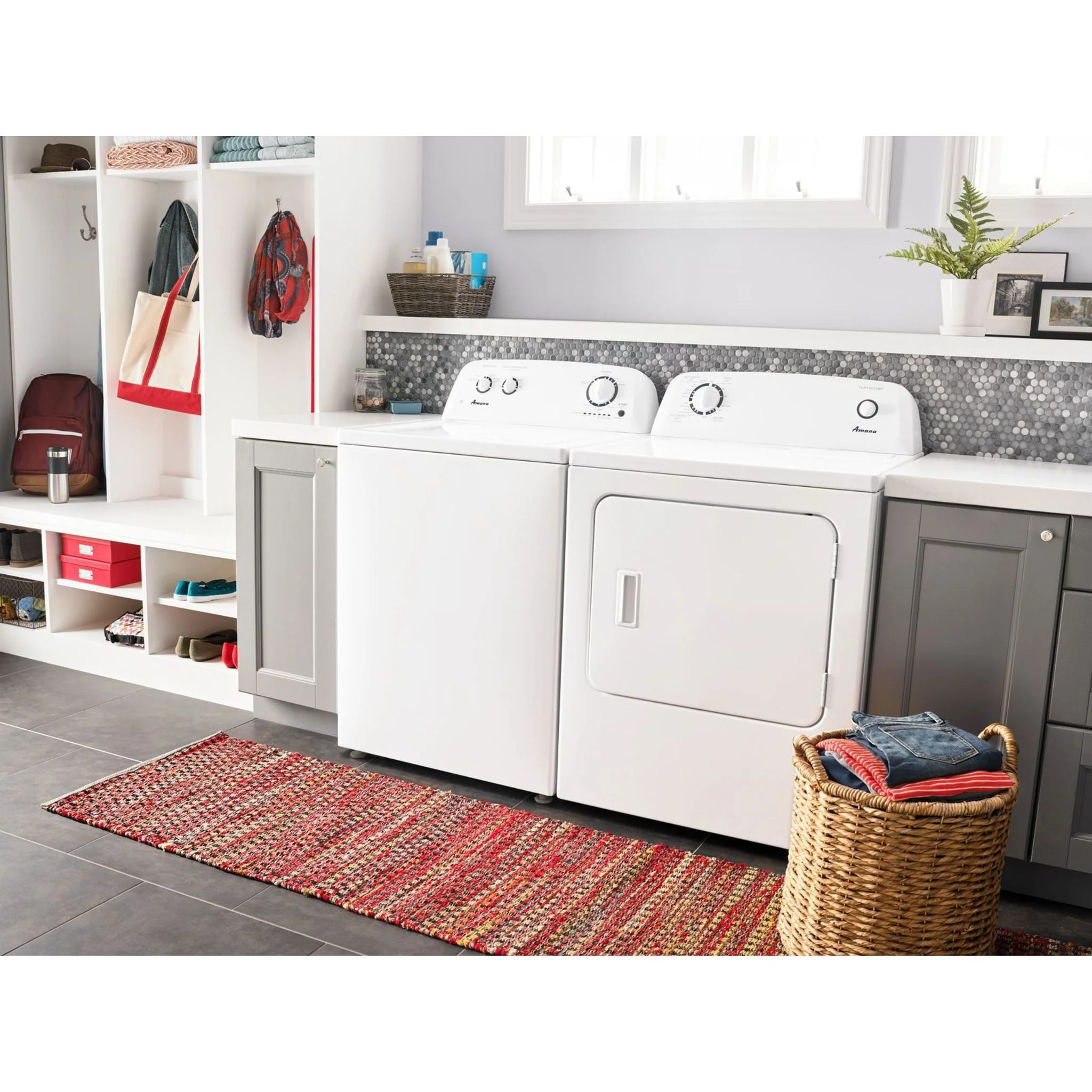 Amana 6.5 cu. ft. Top-Load Gas Dryer with Automatic Dryness Control -White (NGD4655EW) - Image 14