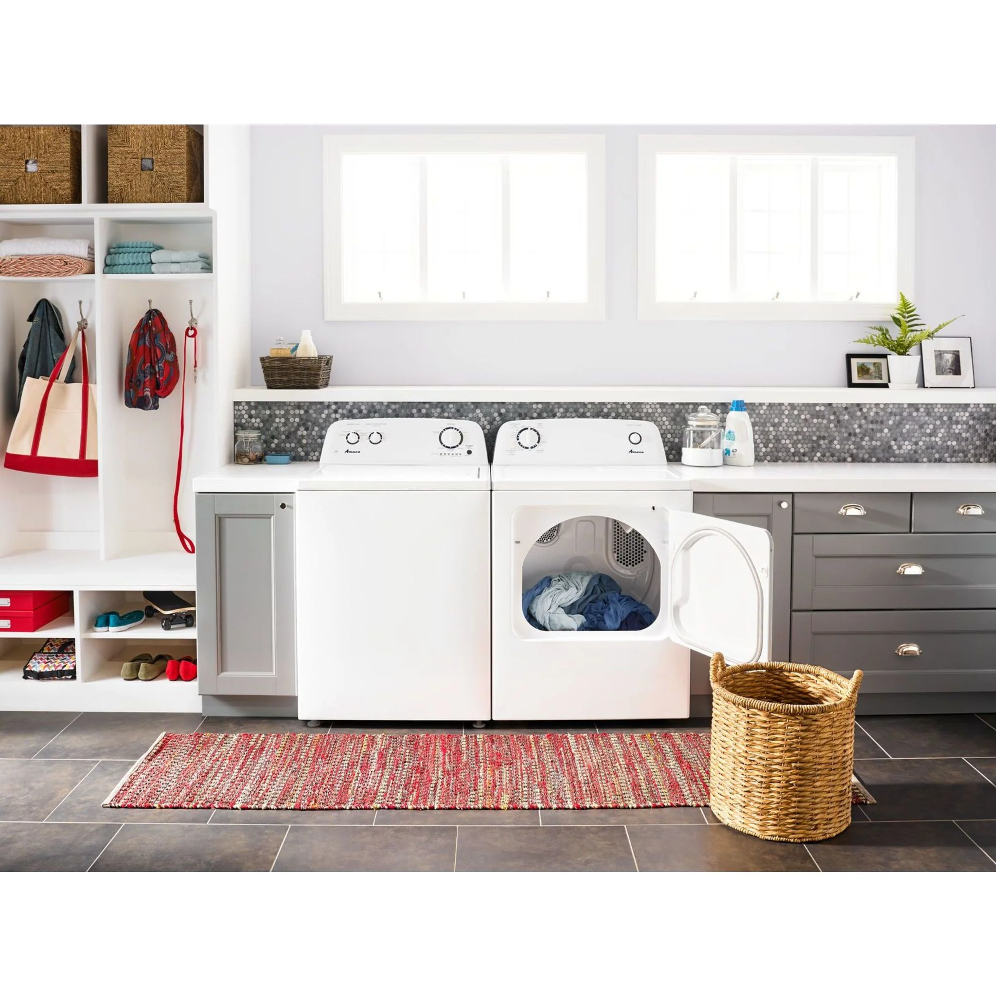 Amana 6.5 cu. ft. Top-Load Gas Dryer with Automatic Dryness Control -White (NGD4655EW) - Image 6