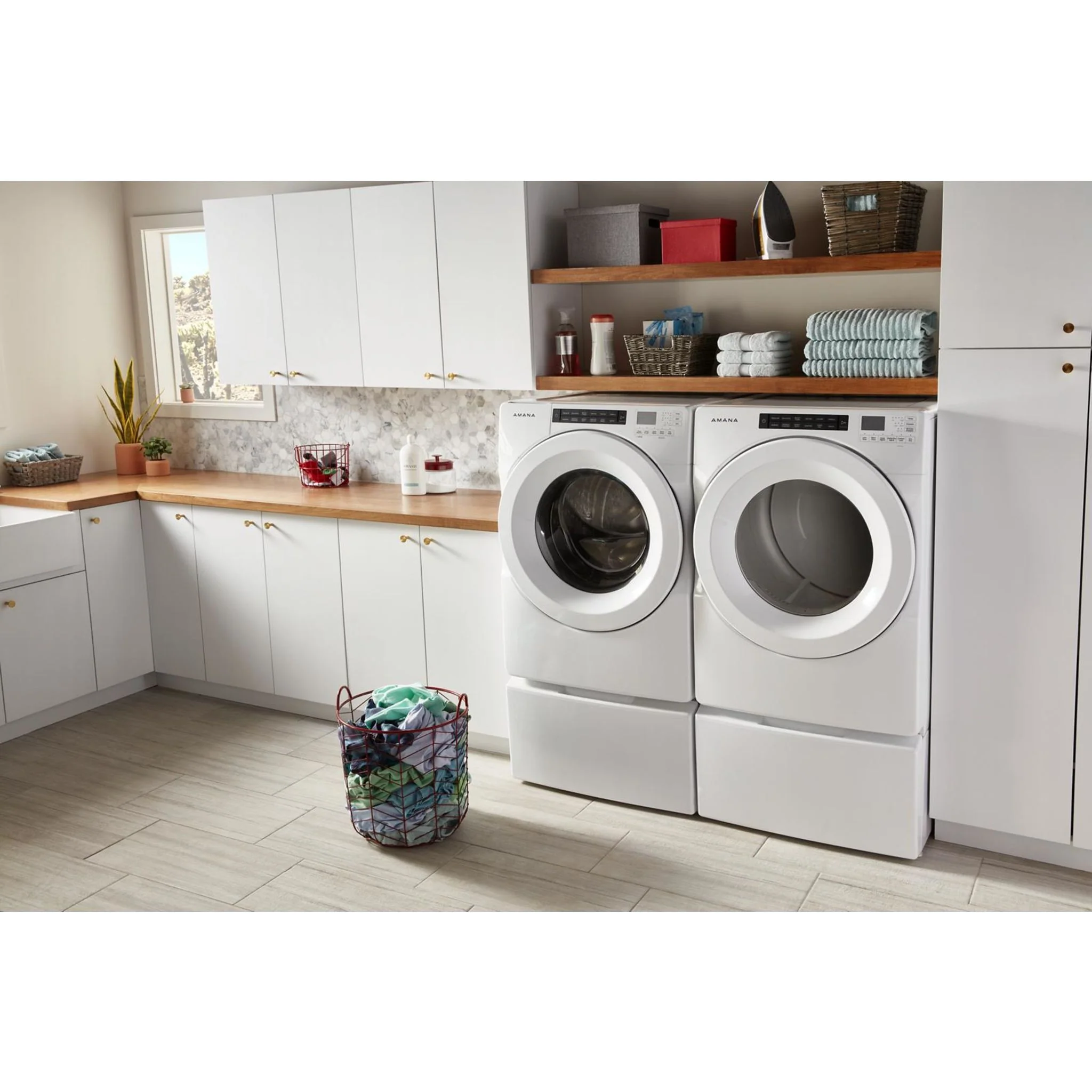 Amana GasS 7.4 cu. ft. 12 Cycles 4 Temperatures Powder Coated Drum Energy Star - White (NGD5800HW) - Image 11
