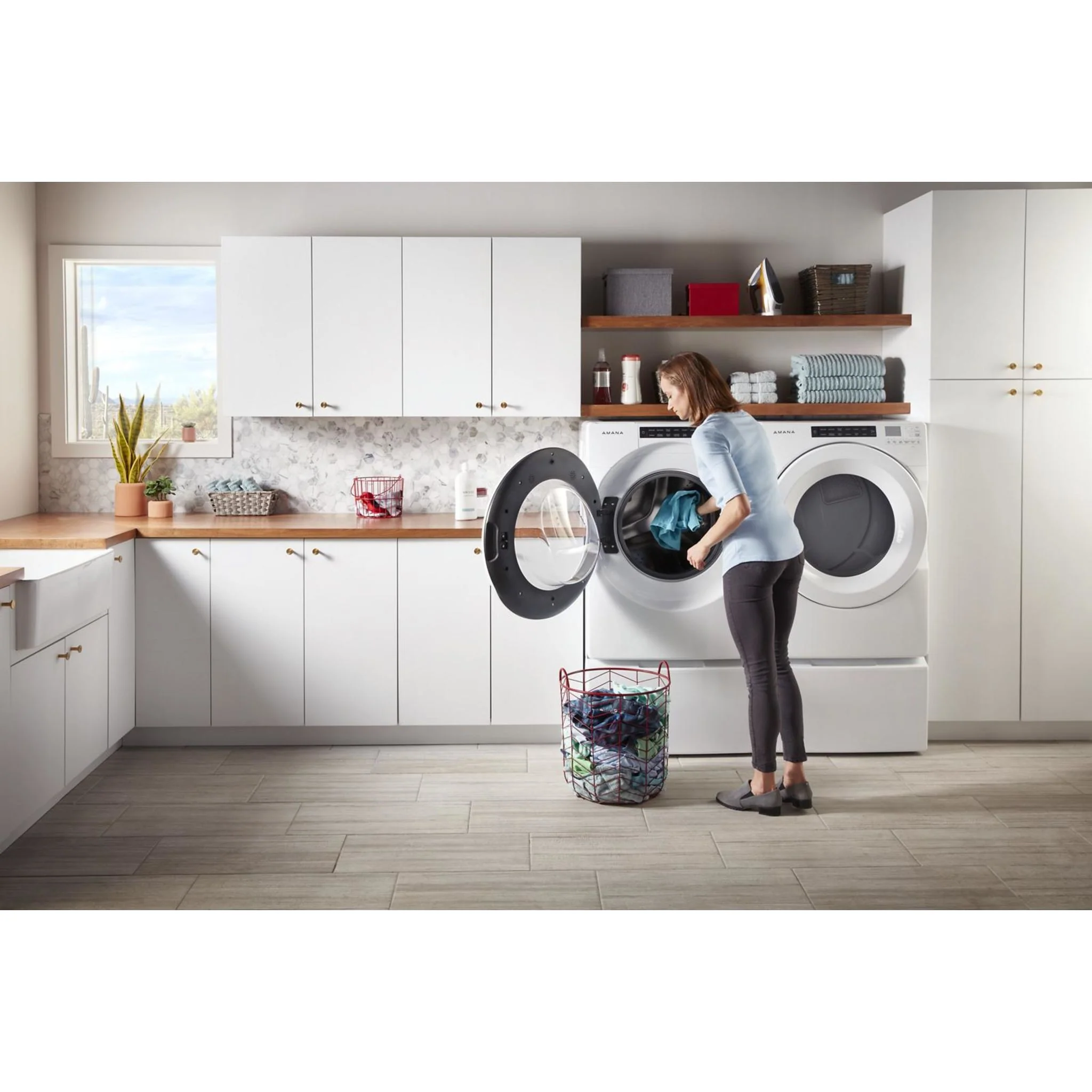 Amana GasS 7.4 cu. ft. 12 Cycles 4 Temperatures Powder Coated Drum Energy Star - White (NGD5800HW) - Image 18