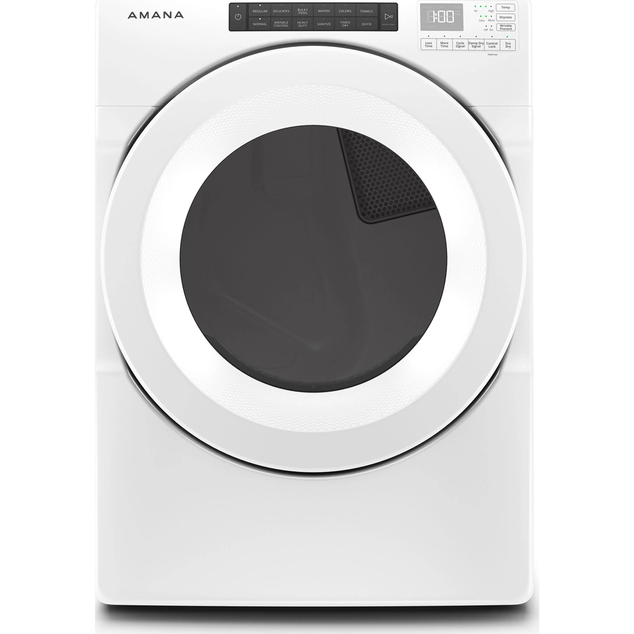 Amana GasS 7.4 cu. ft. 12 Cycles 4 Temperatures Powder Coated Drum Energy Star - White (NGD5800HW) - Image 2