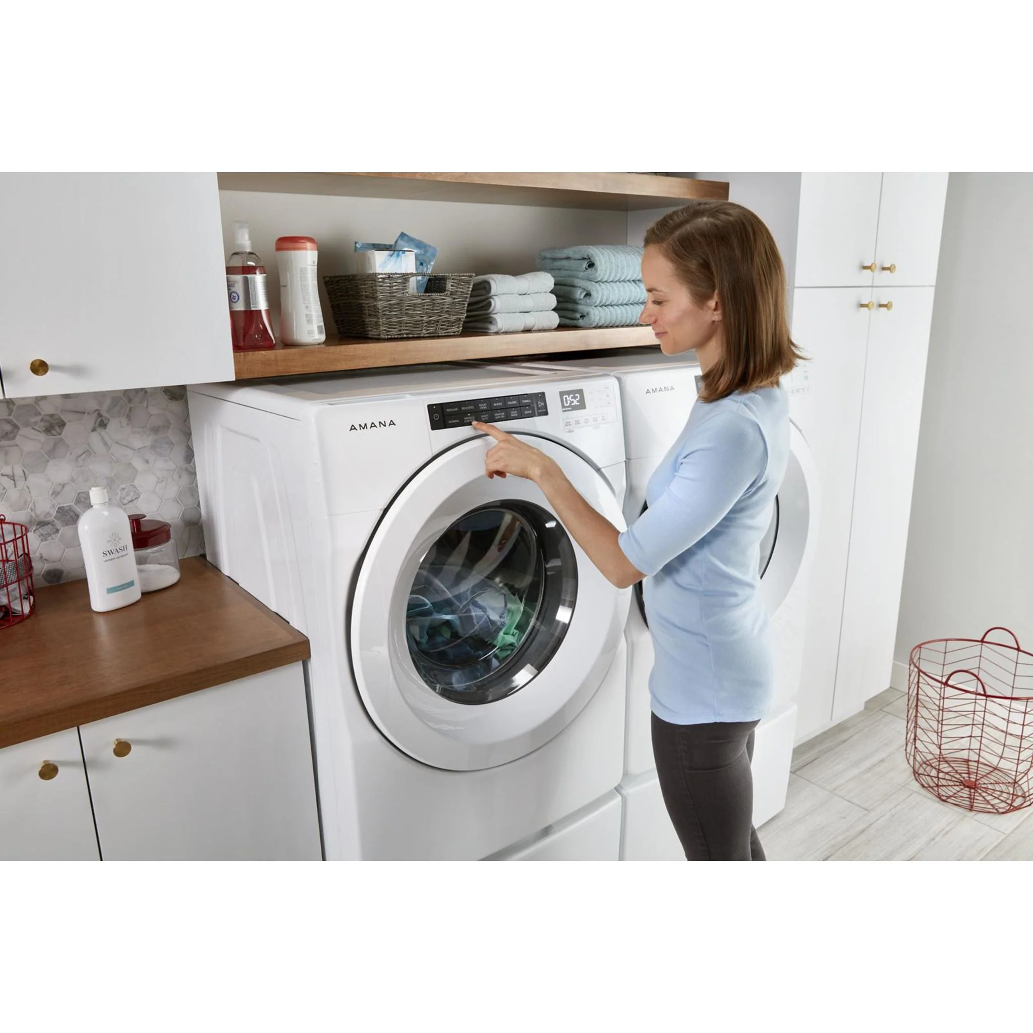 Amana GasS 7.4 cu. ft. 12 Cycles 4 Temperatures Powder Coated Drum Energy Star - White (NGD5800HW) - Image 23